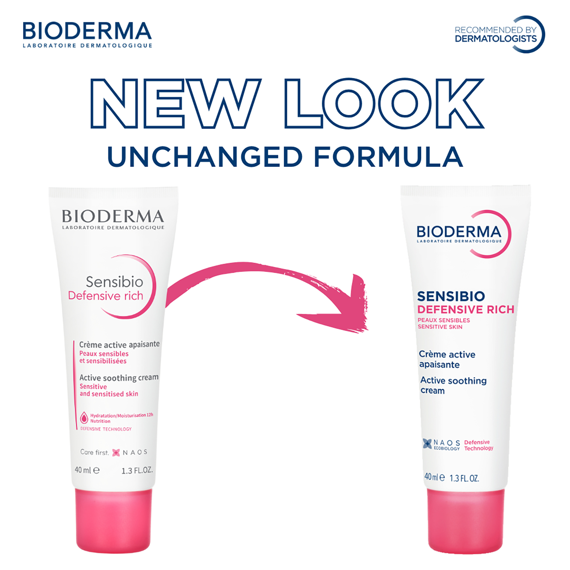 Bioderma Sensibio Defensive Rich Ultra-Nourishing Soothing Moisturiser 40ml