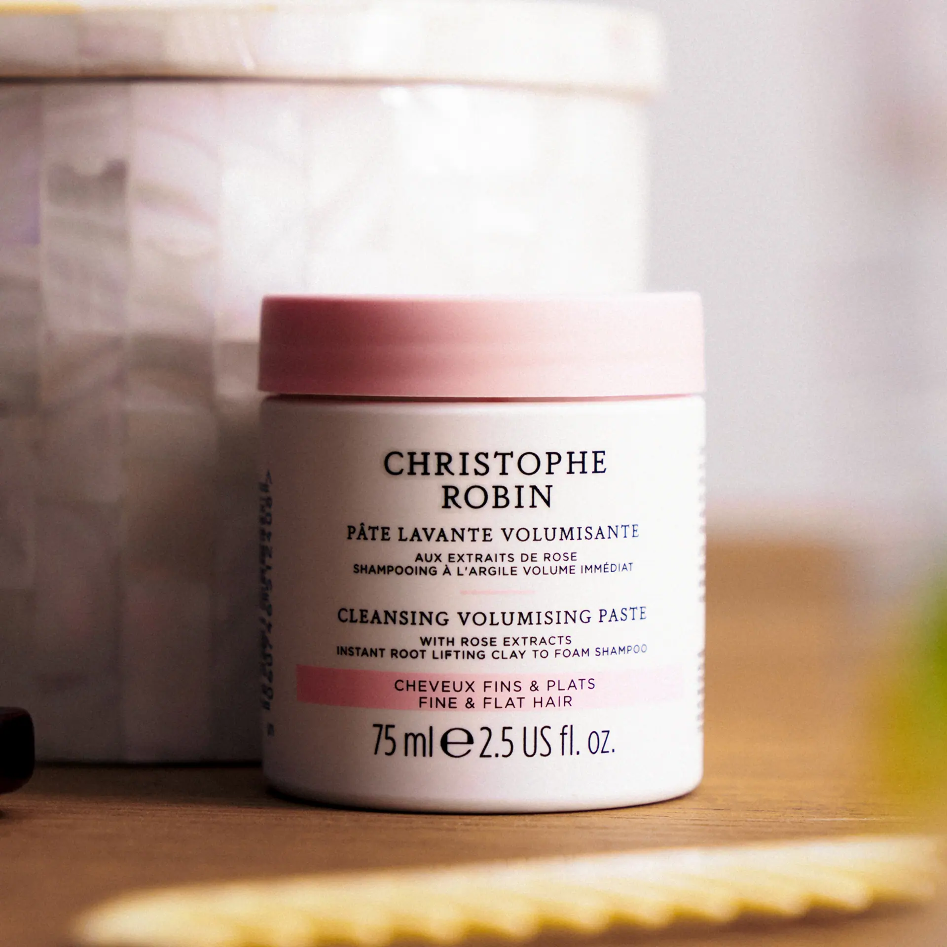 Christophe Robin Cleansing Volumising Paste Pure with Rose Extracts, 75ml