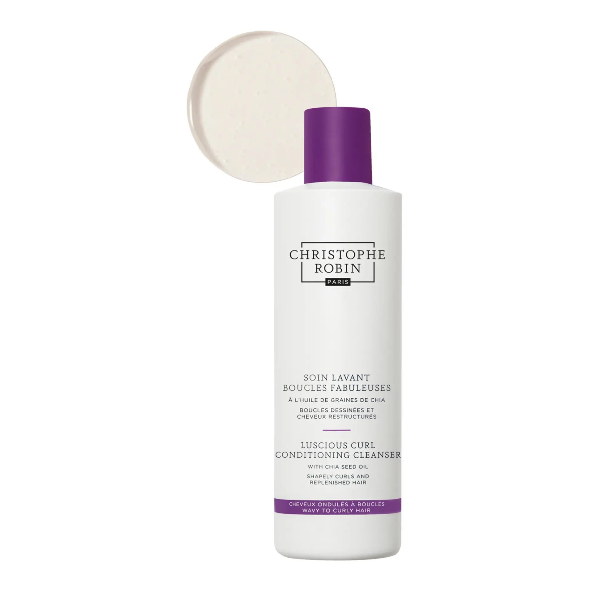 Christophe Robin Luscious Curl Cleansing Lotion with Chia Seed Oil 250ml