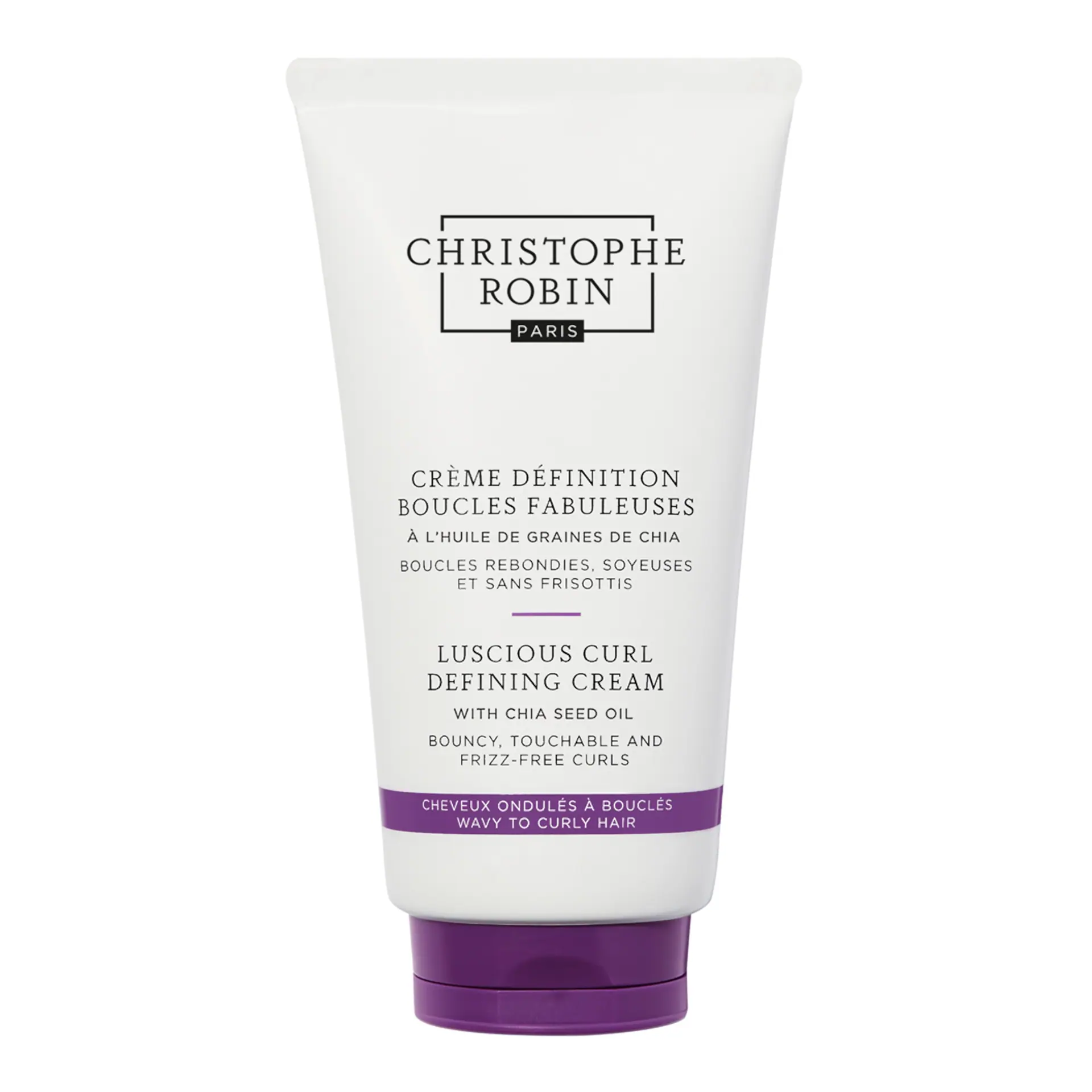 Christophe Robin Luscious Curl Defining Cream with Chia Seed Oil 150ml