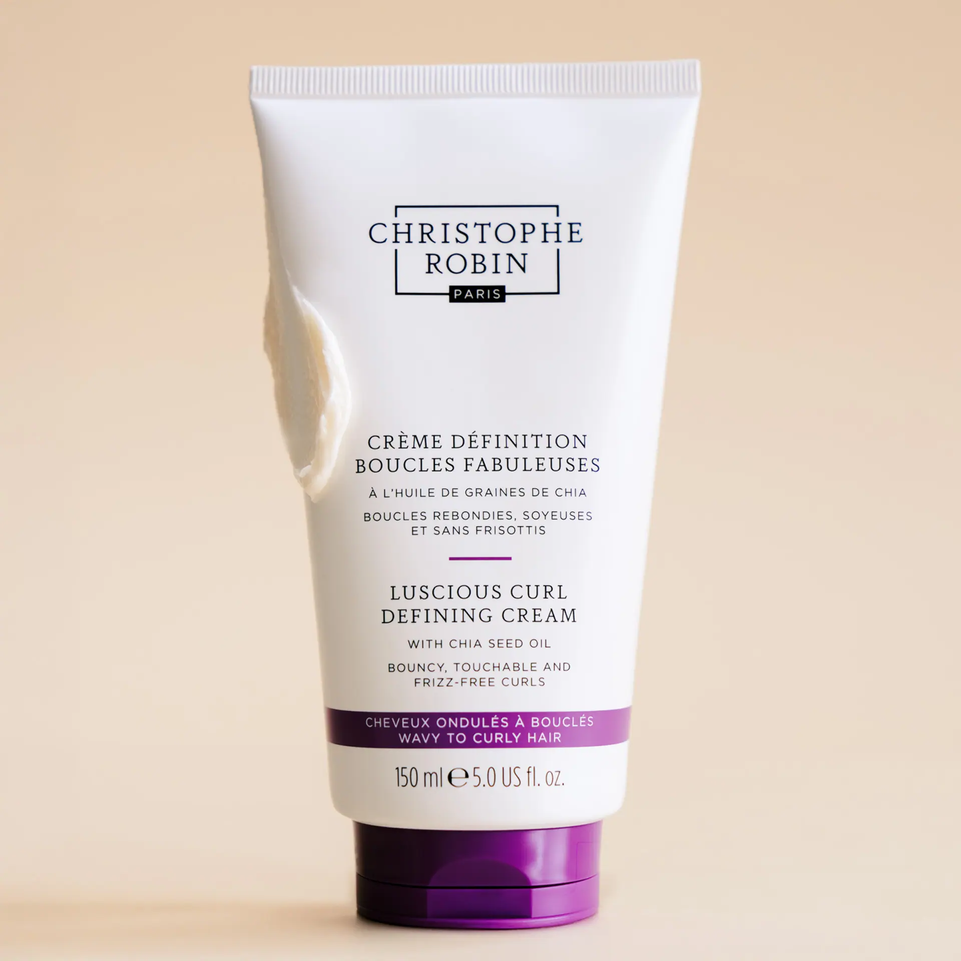 Christophe Robin Luscious Curl Defining Cream with Chia Seed Oil 150ml