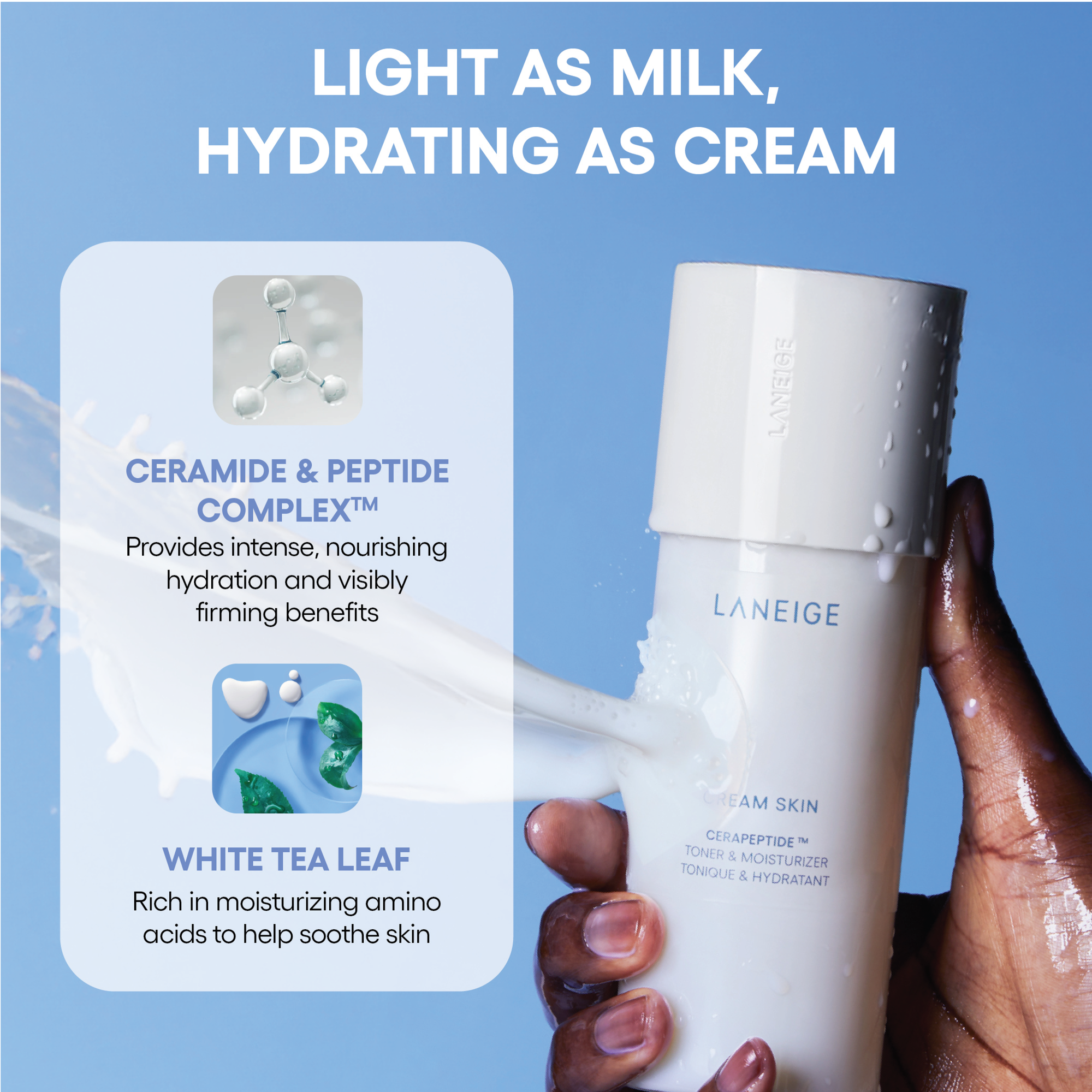Laneige Cream Skin Cerapeptide™ Toner & Moisturizer 320ml