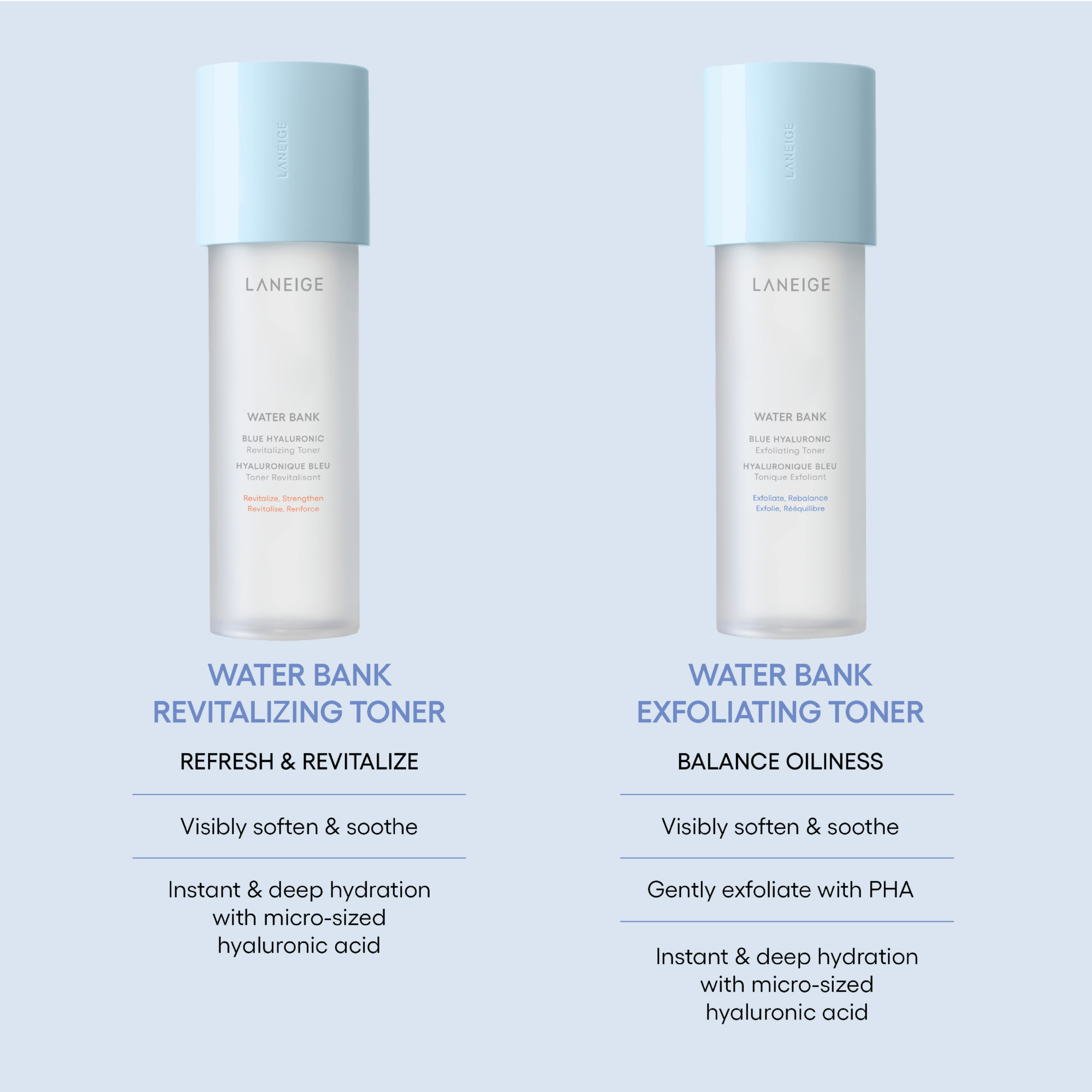 Laneige Water Bank Blue Hyaluronic Revitalizing Toner 160ml
