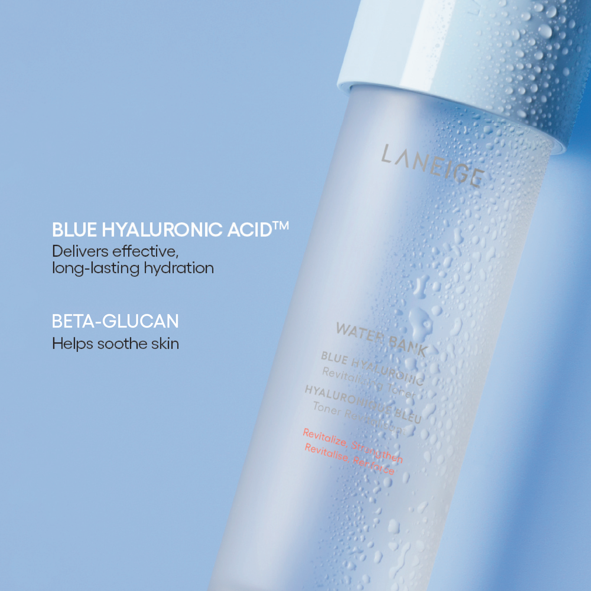 Laneige Water Bank Blue Hyaluronic Revitalizing Toner 160ml
