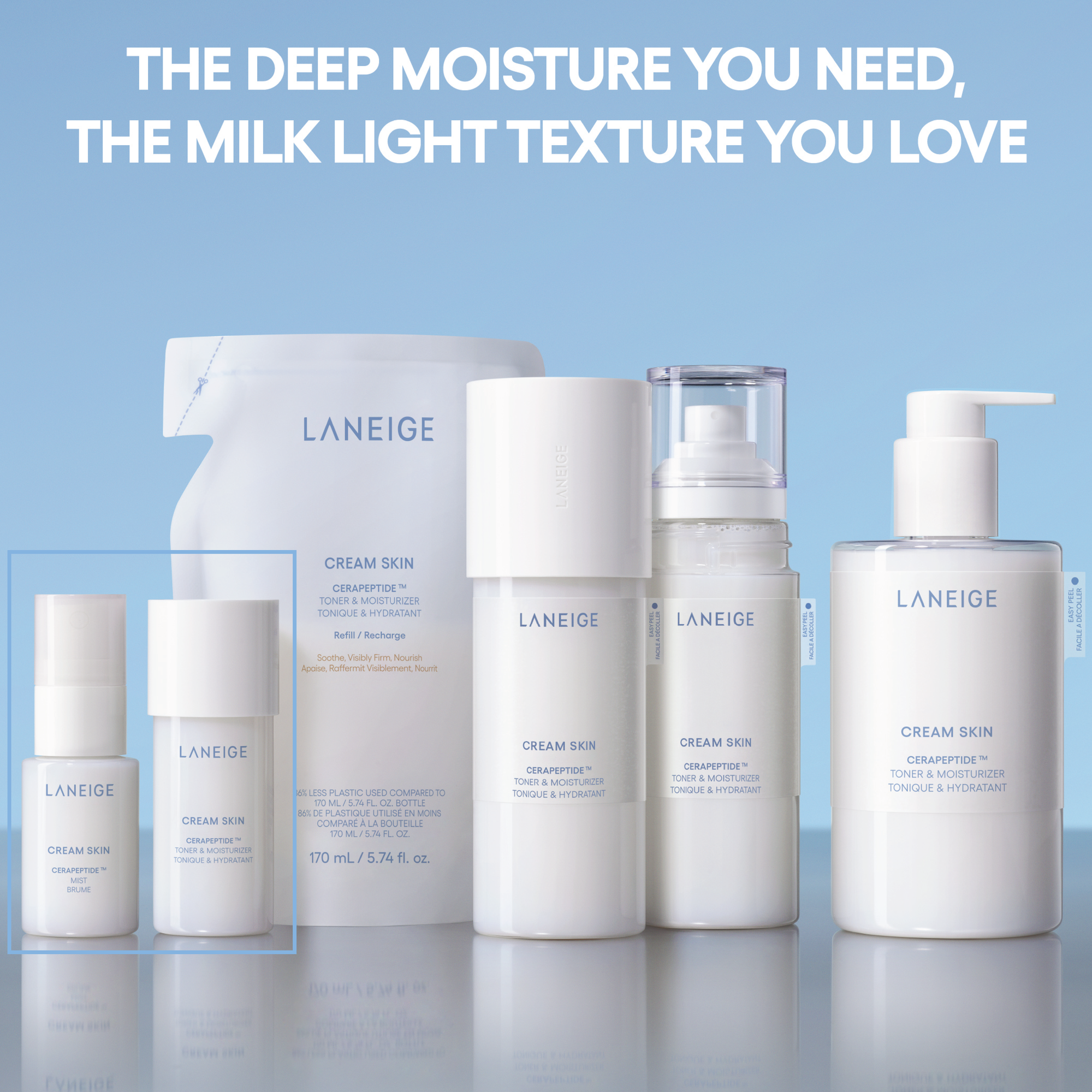 Laneige Cream Skin Cerapeptide™ Toner & Moisturizer Mist 30ml