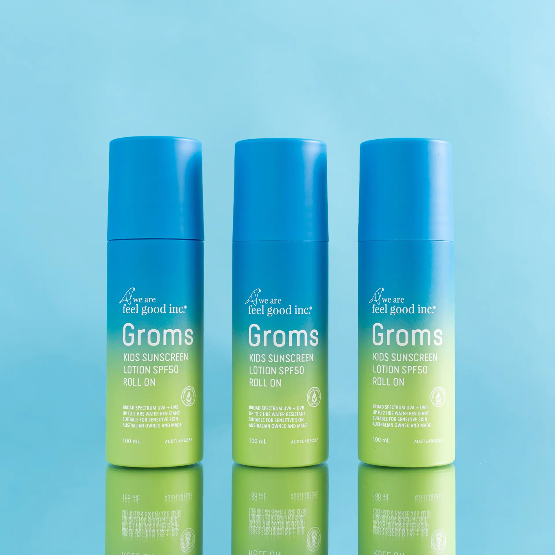 We Are Feel Good Inc. Groms Kids SPF50 Roll On 100ml