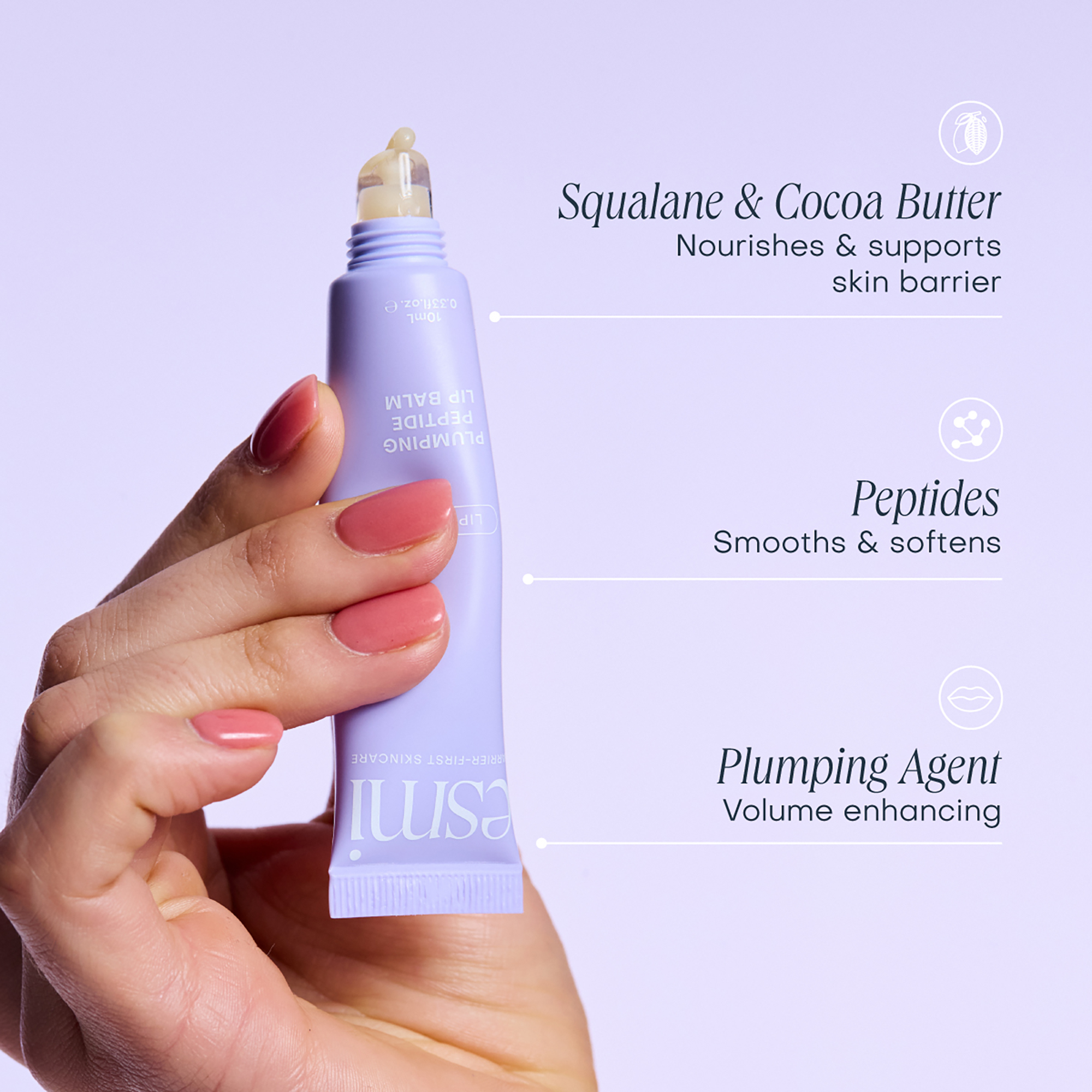 Esmi Skin Minerals Plumping Peptide Lip Balm 10ml