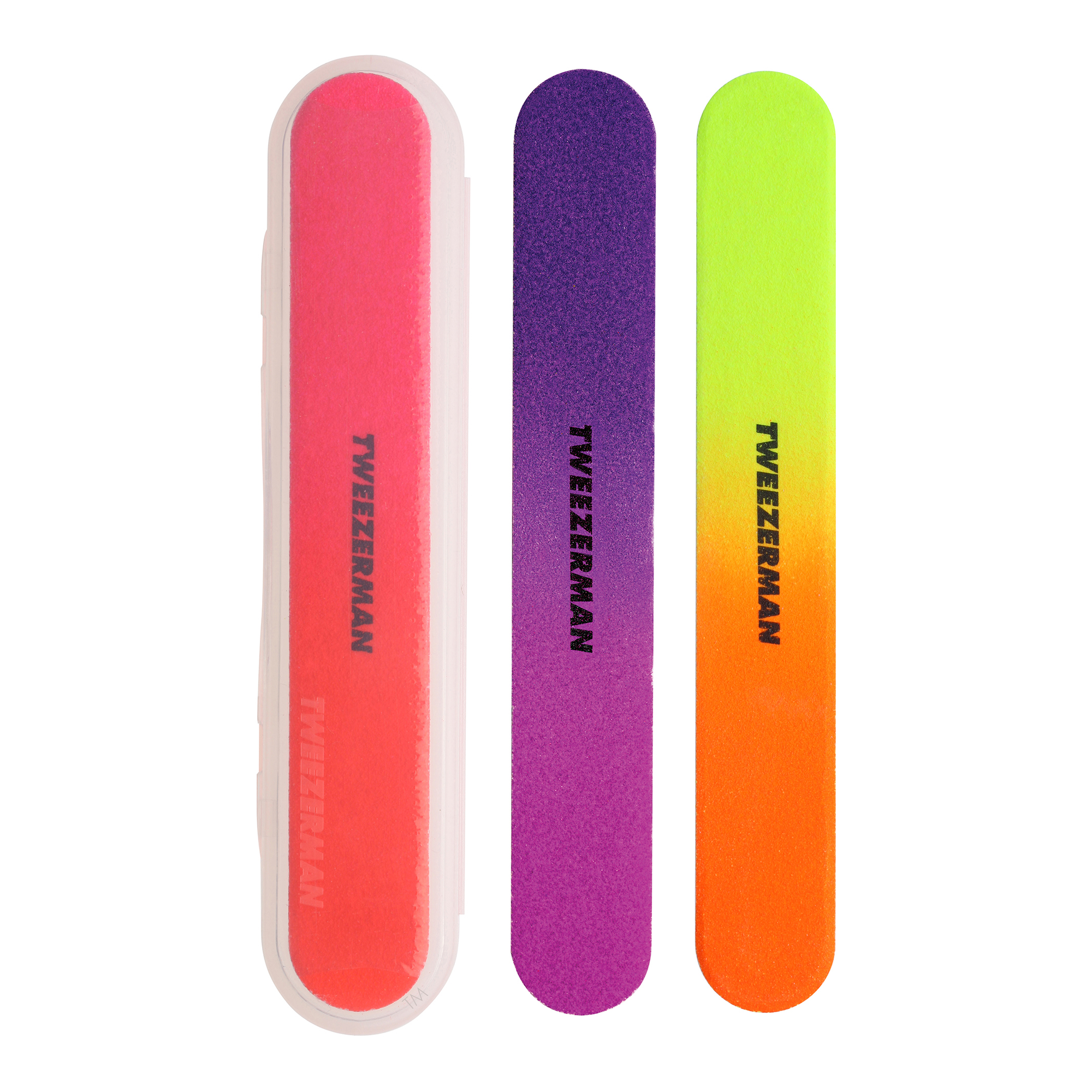 Tweezerman Neon Hot Nail Files 3 Pack