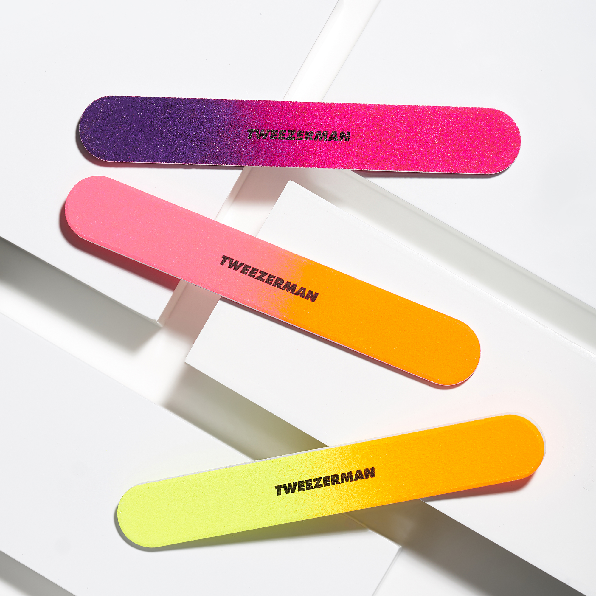 Tweezerman Neon Hot Nail Files 3 Pack