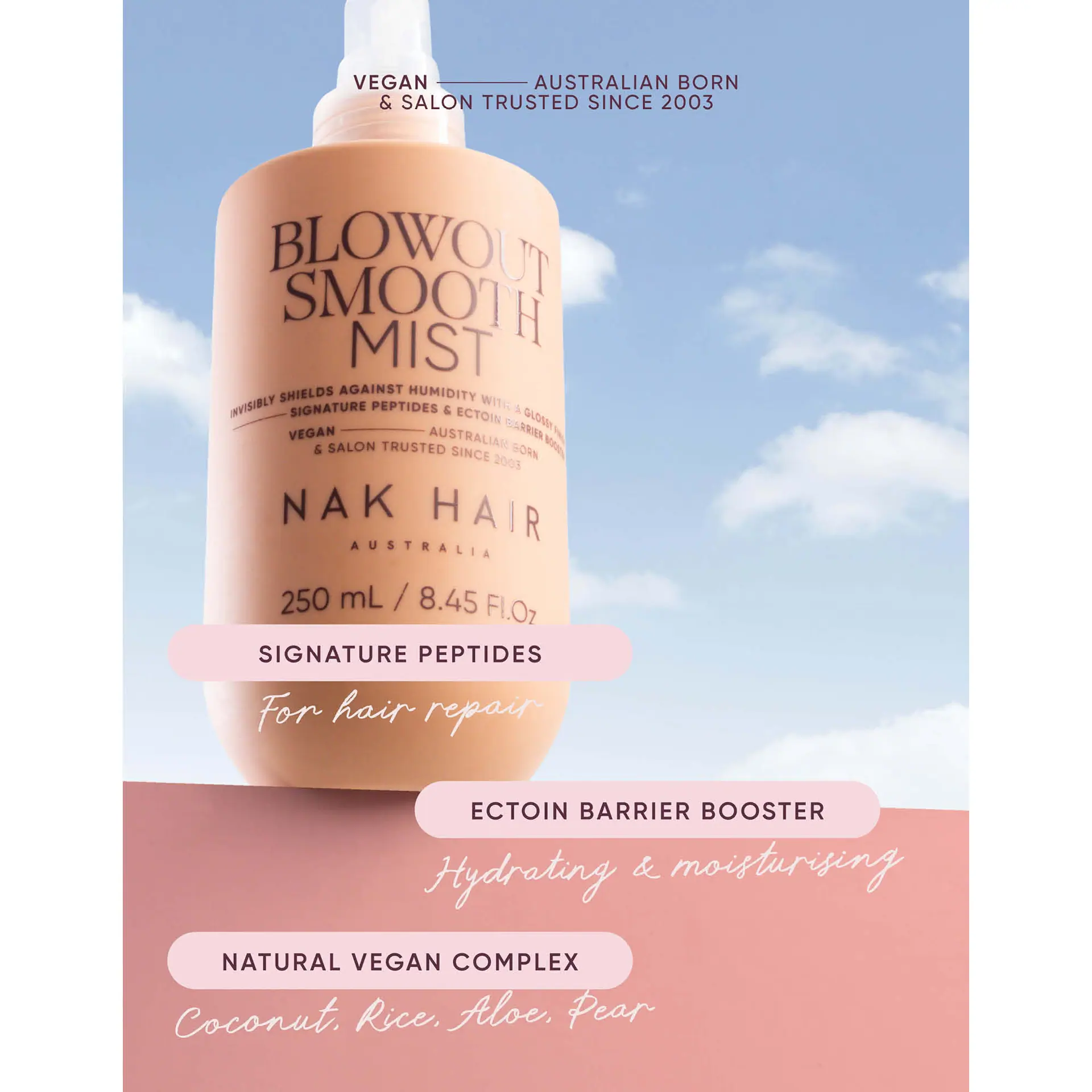 NAK Hair Signature Blowout Smooth Mist 250ml