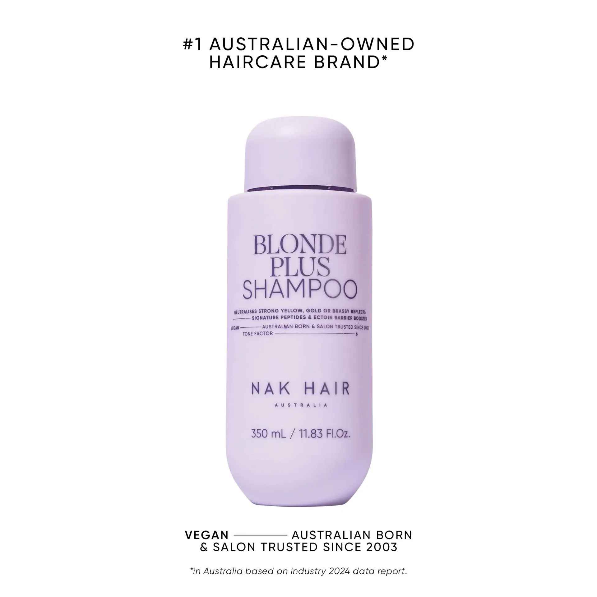 NAK Hair Signature Blonde Plus Shampoo 350ml
