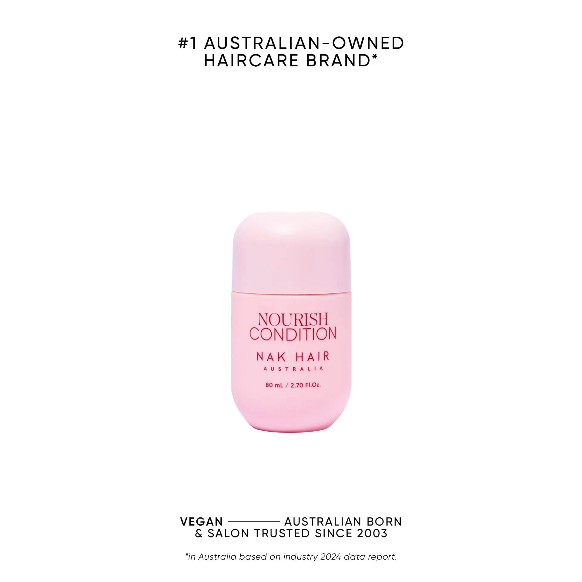 NAK Hair Signature Nourish Conditioner 80ml - Travel Size
