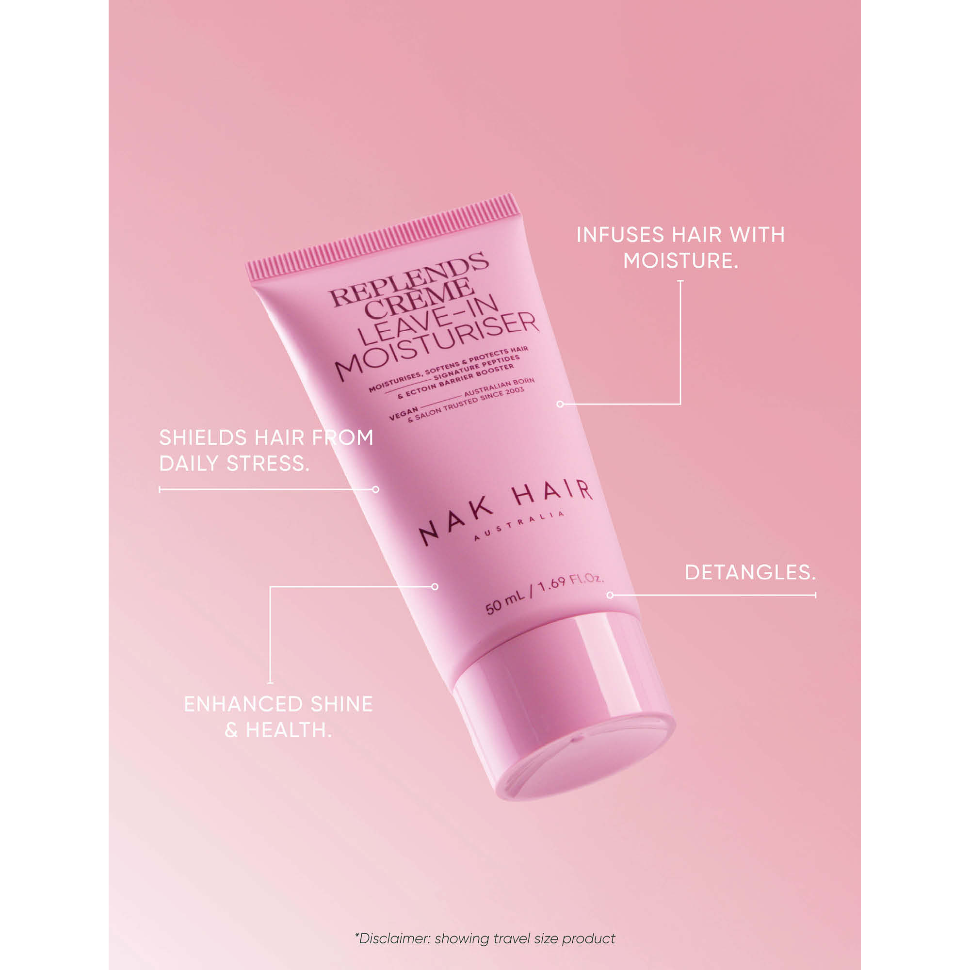 NAK Hair Signature Replends Creme Leave in Moisturiser 150ml