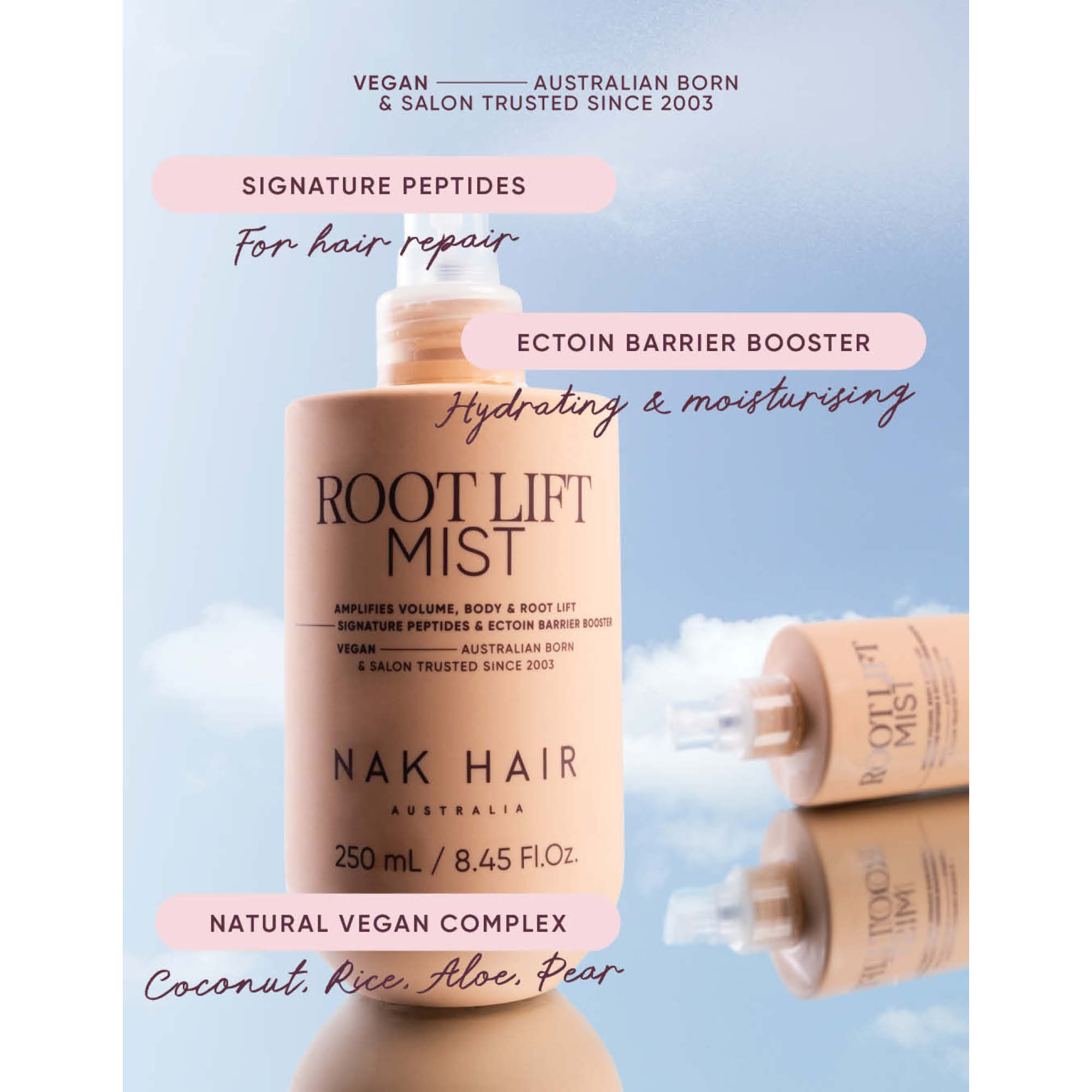 NAK Hair Signature Root Lift Mist 250ml