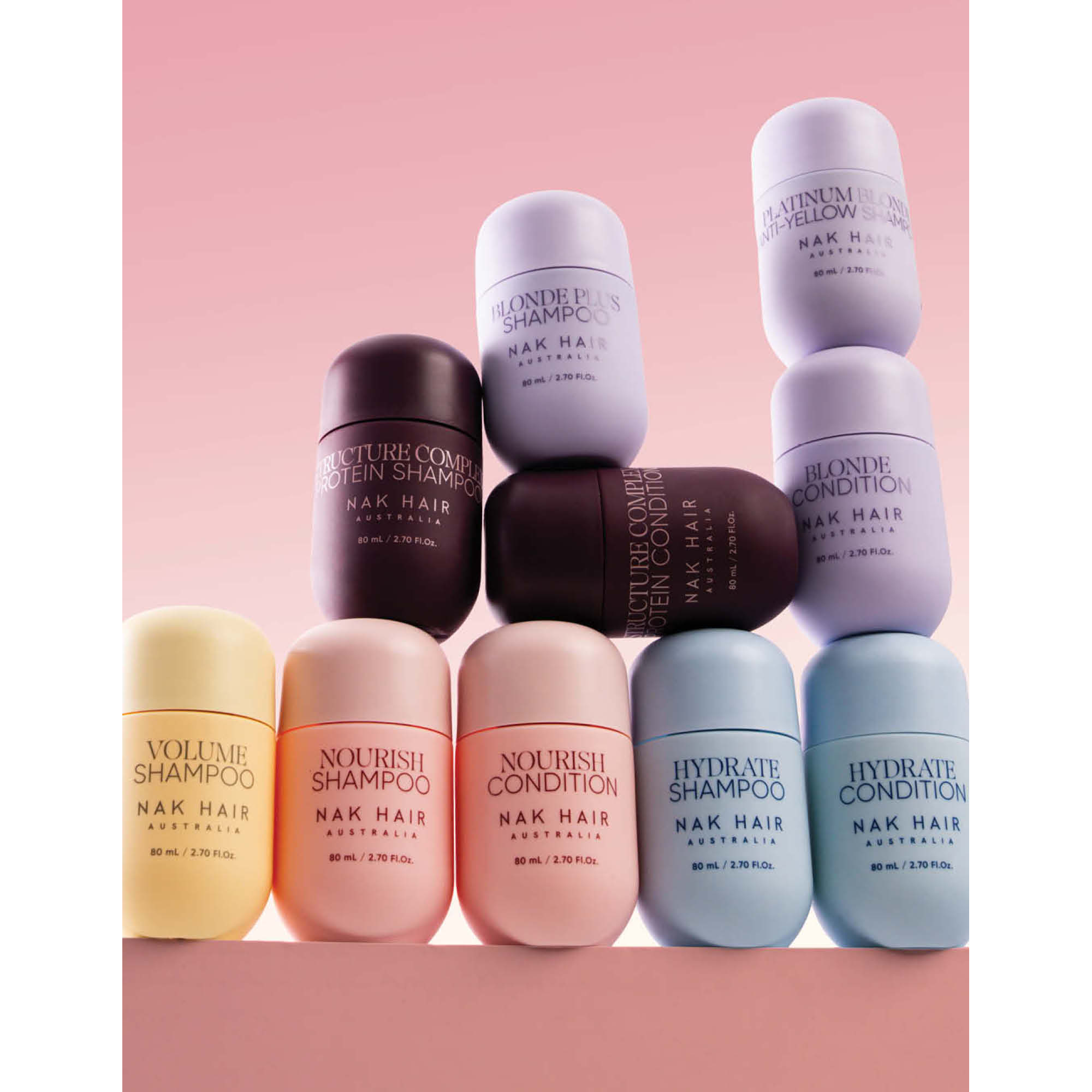 NAK Hair Signature Volume Conditioner 80ml - Travel Size