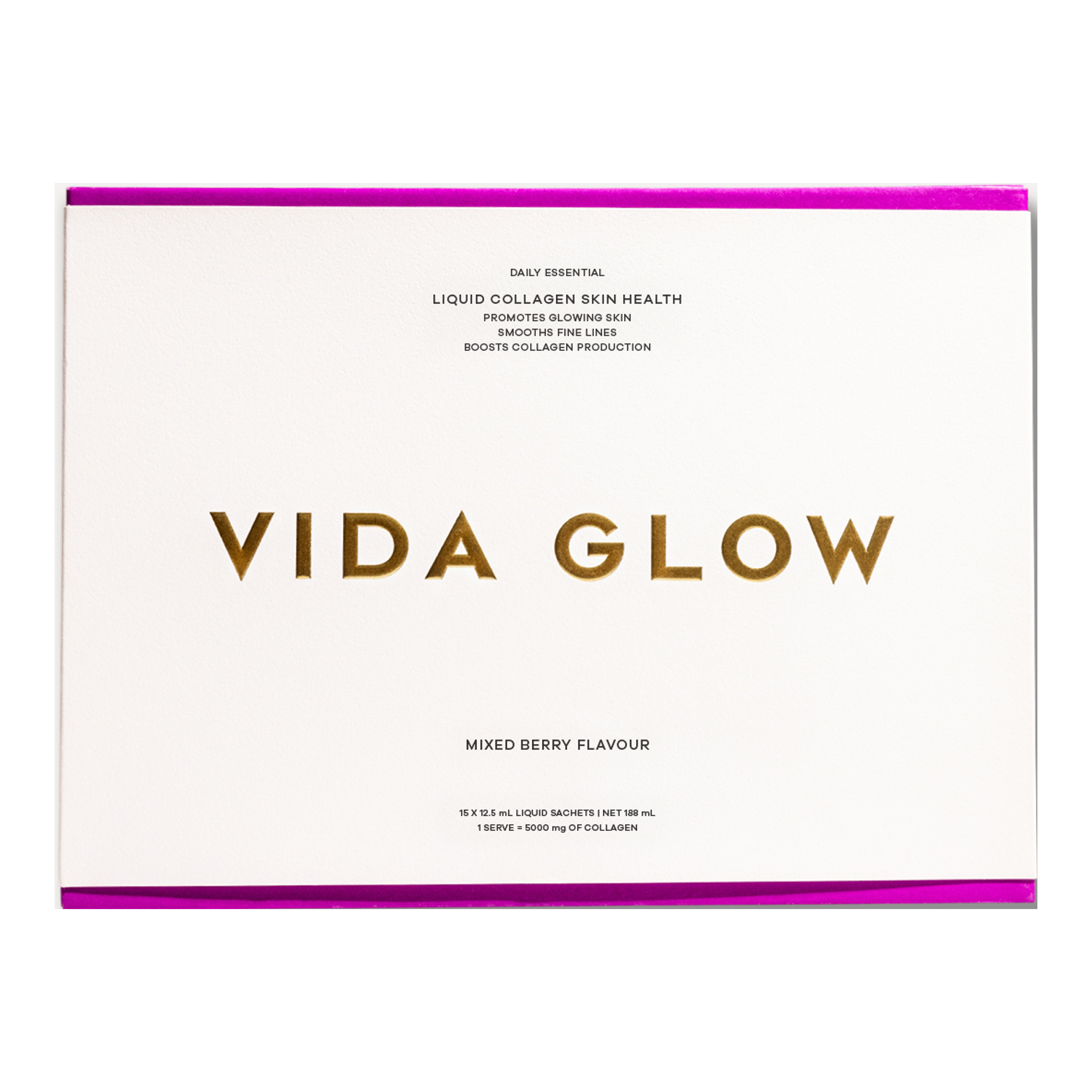 Vida Glow Daily Essentials: Collagen Liquid Advance Mixed Berry