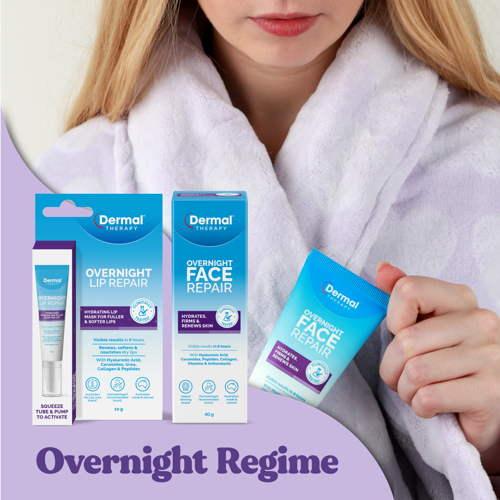 Dermal Therapy Overnight Face Repair Cream