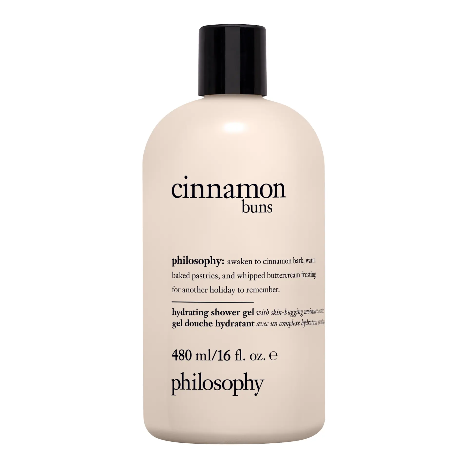 philosophy hydrating shower gel cinnamon buns 480ml