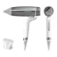 GHD speed professional hair dryer in silver white