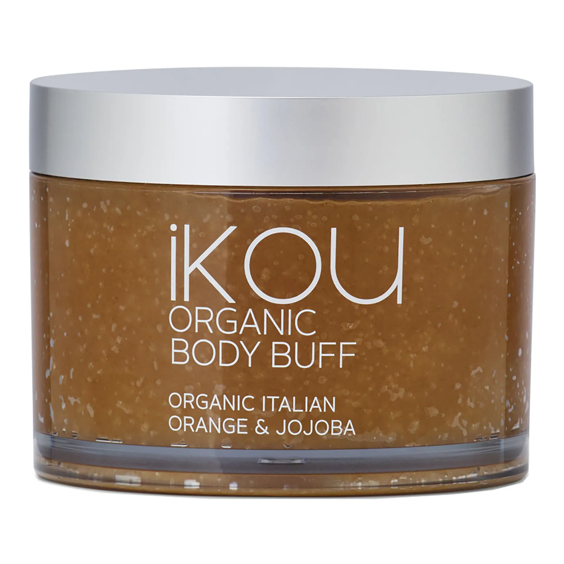 IKOU Organic Body Buff Italian Orange & Jojoba 300g