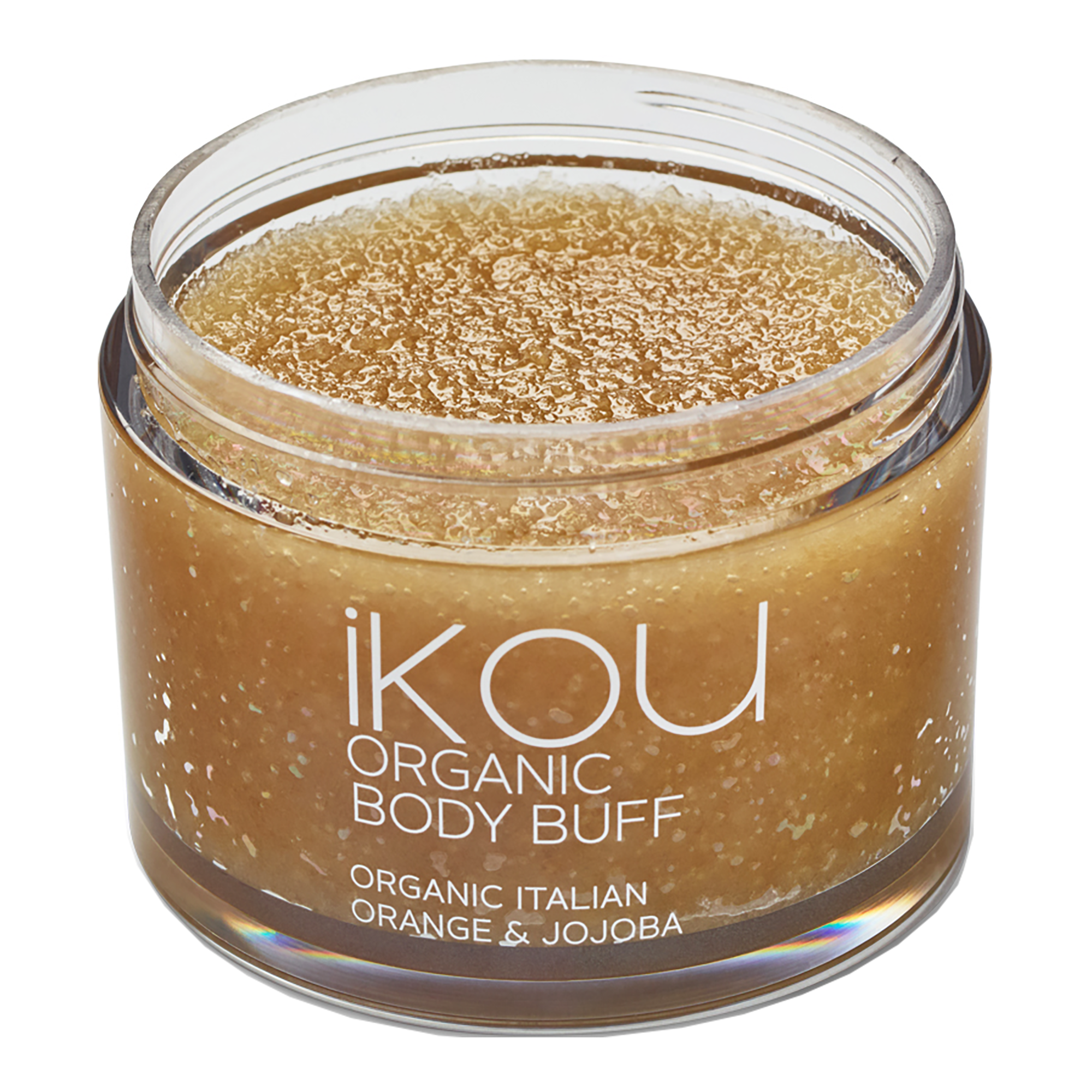 IKOU Organic Body Buff Italian Orange & Jojoba 300g