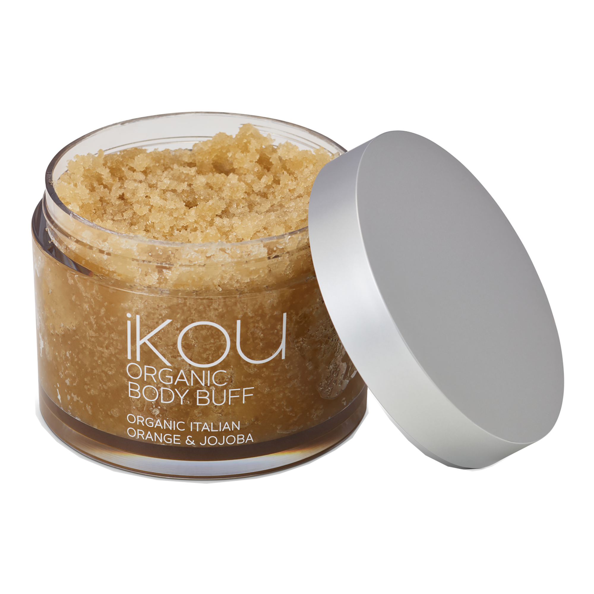 IKOU Organic Body Buff Italian Orange & Jojoba 300g
