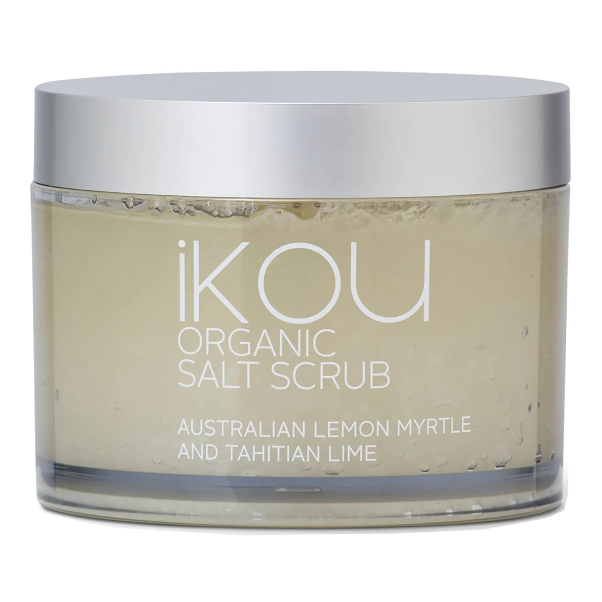 IKOU Organic Lemon Myrtle Salt Scrub 350g