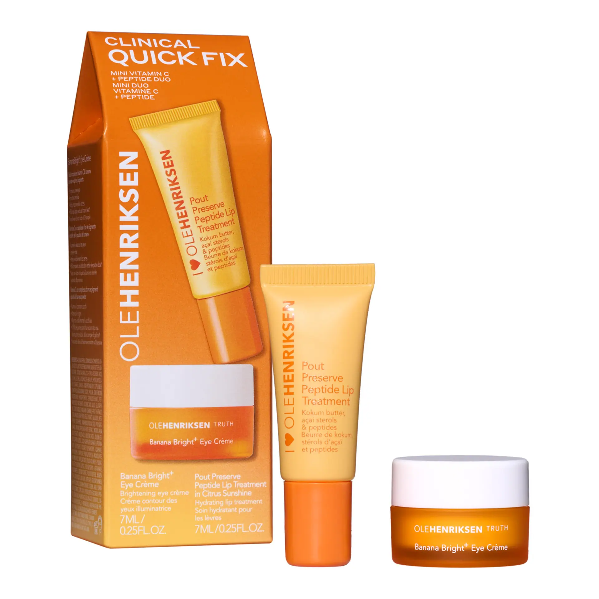 Ole Henriksen Banana Bright+ Eye Crème And Pout Preserve Mini Duo