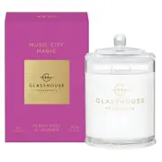 Glasshouse Fragrances 380g Candle - MUSIC CITY MAGIC
