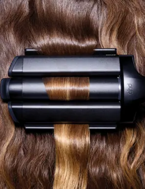 GHD wave triple barrel hair waver