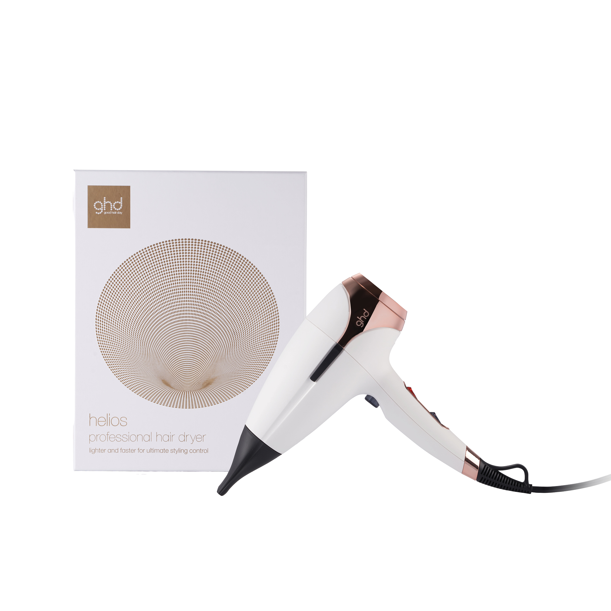 GHD Helios Hair Dryer In White
