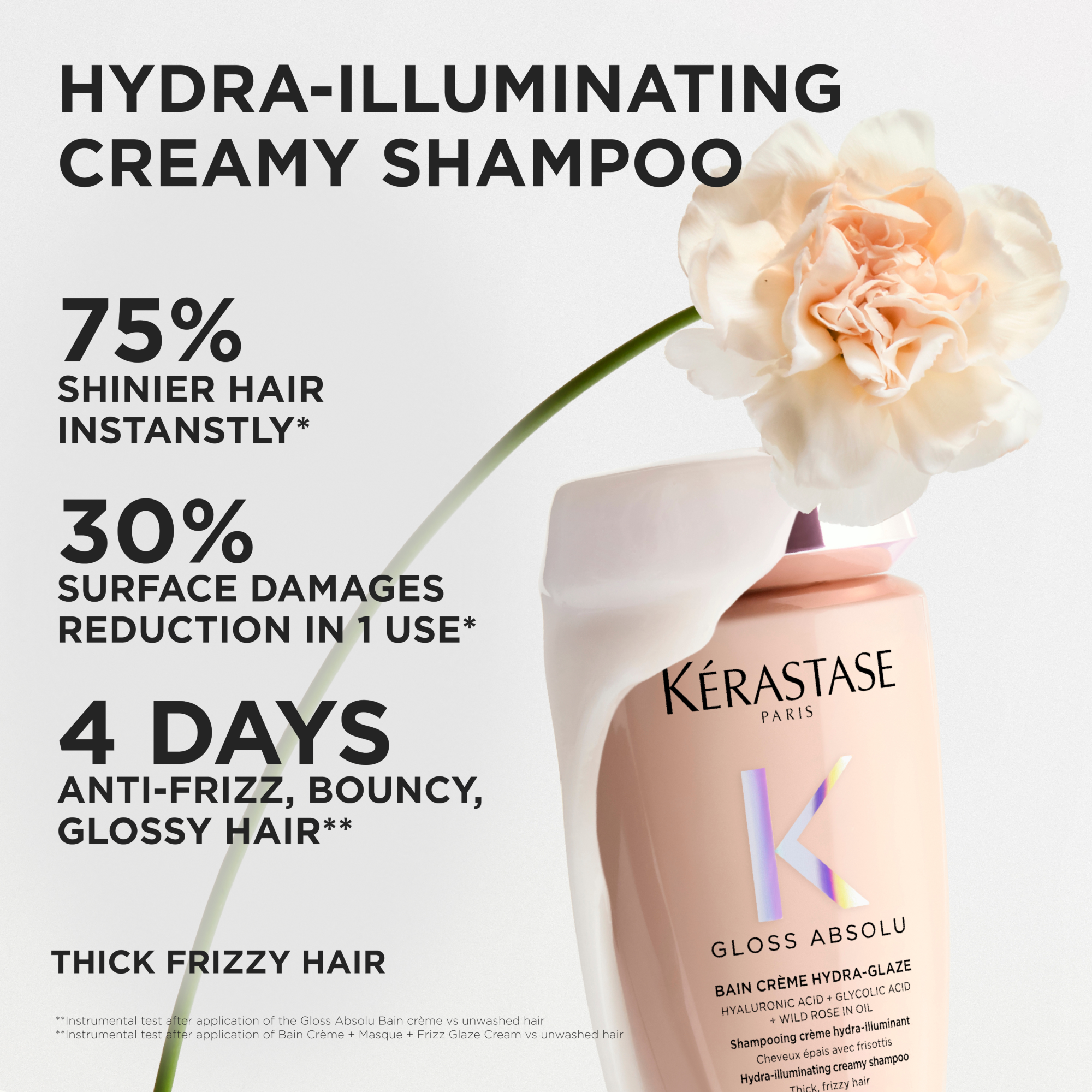 Kérastase Gloss Absolu Bain Crème Hydra-Glaze Rich Shampoo