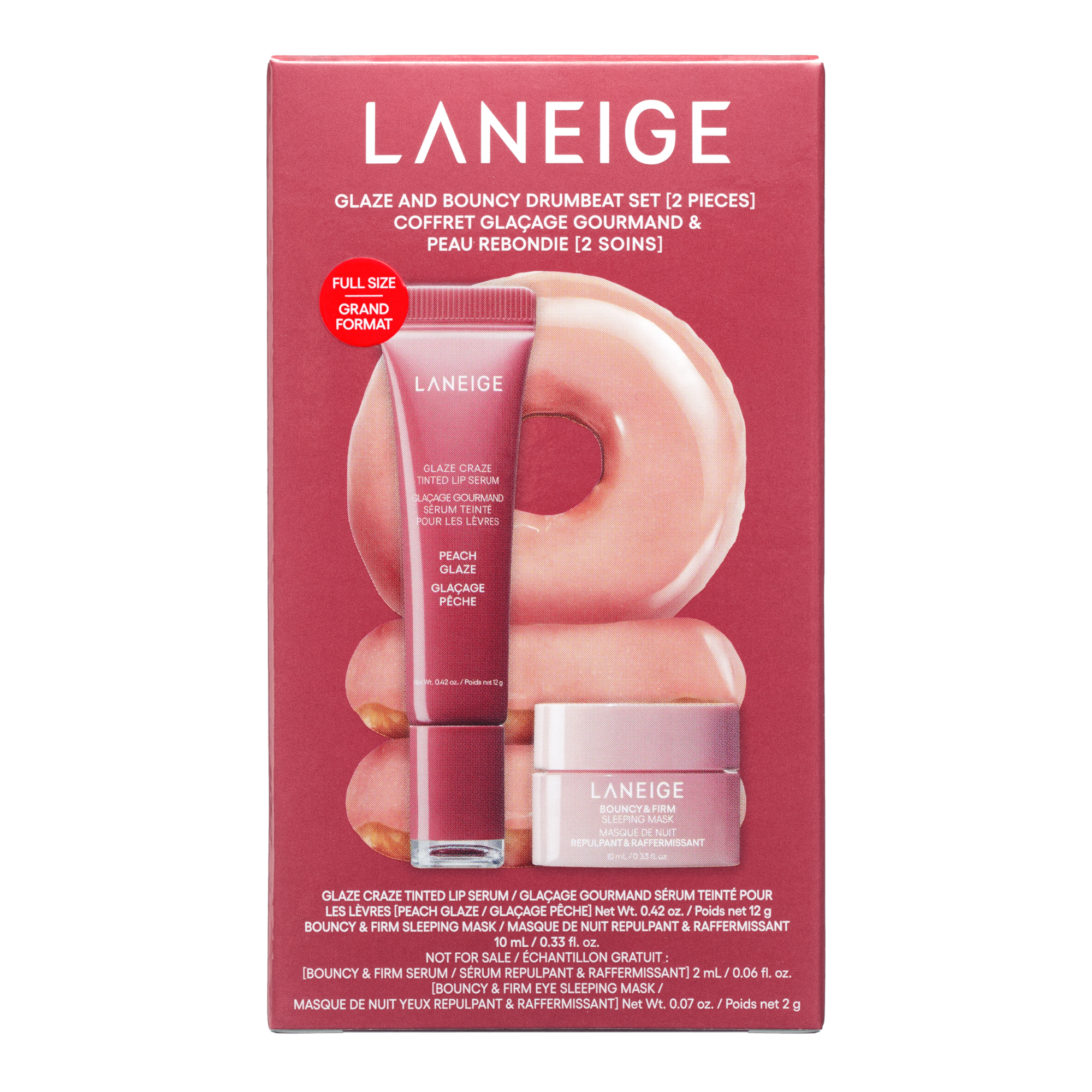 Laneige Glaze and Bouncy Drumbeat Set