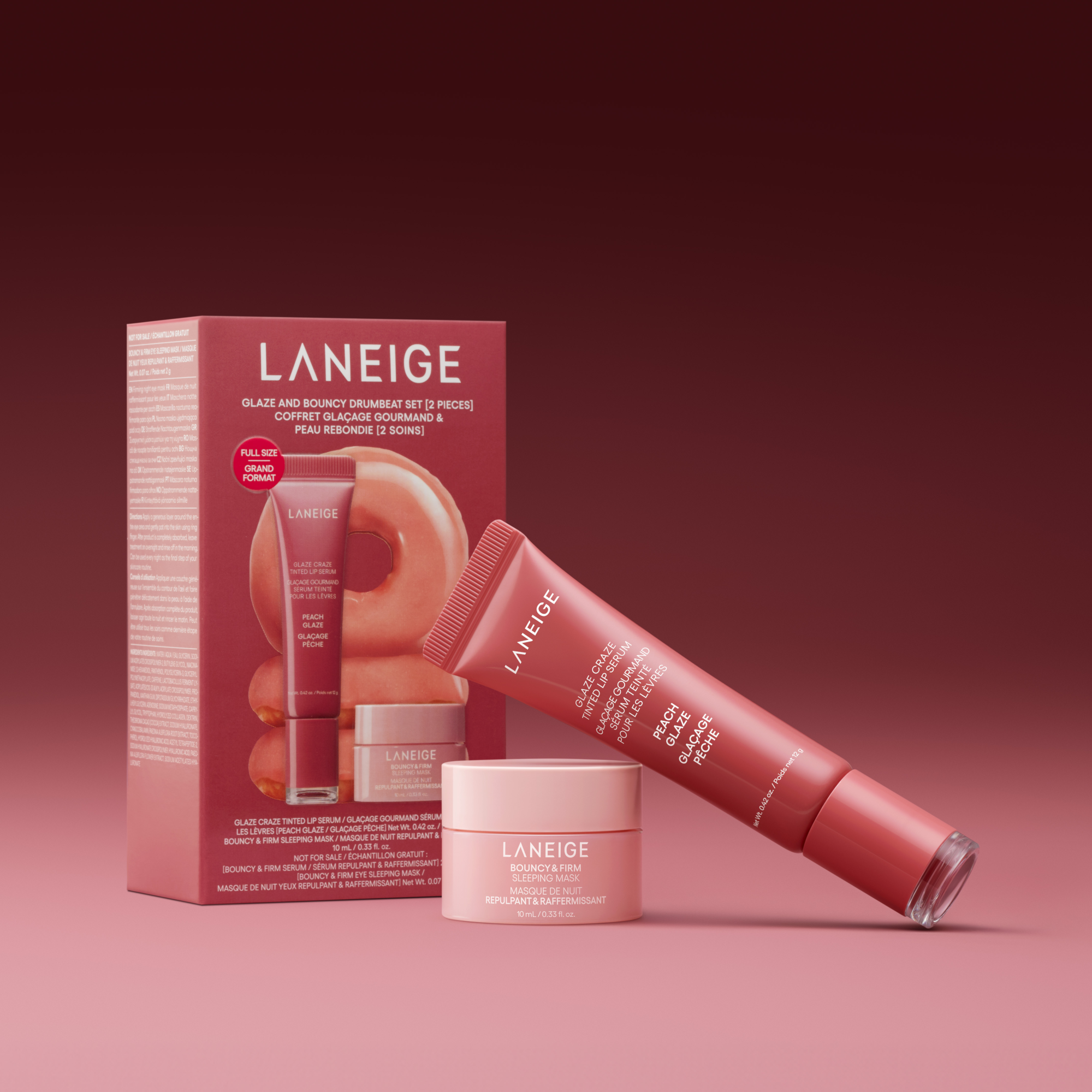 Laneige Glaze and Bouncy Drumbeat Set