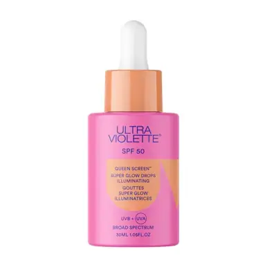 Ultra Violette Queen Screen SPF50 Super Glow Drops Illuminating 30ml - Spend 75 NZ