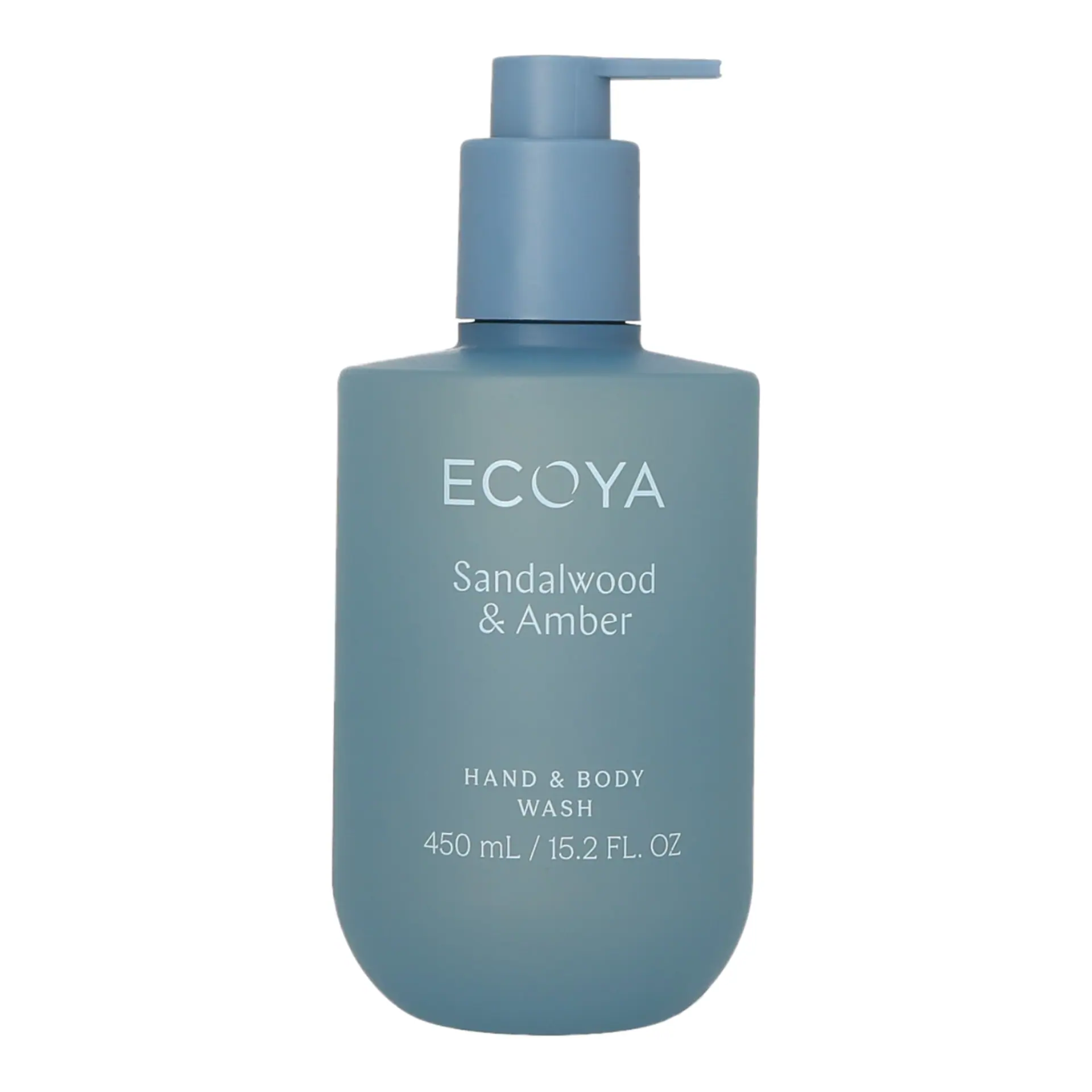 ECOYA Hand & Body Wash Sandalwood & Amber 450ml