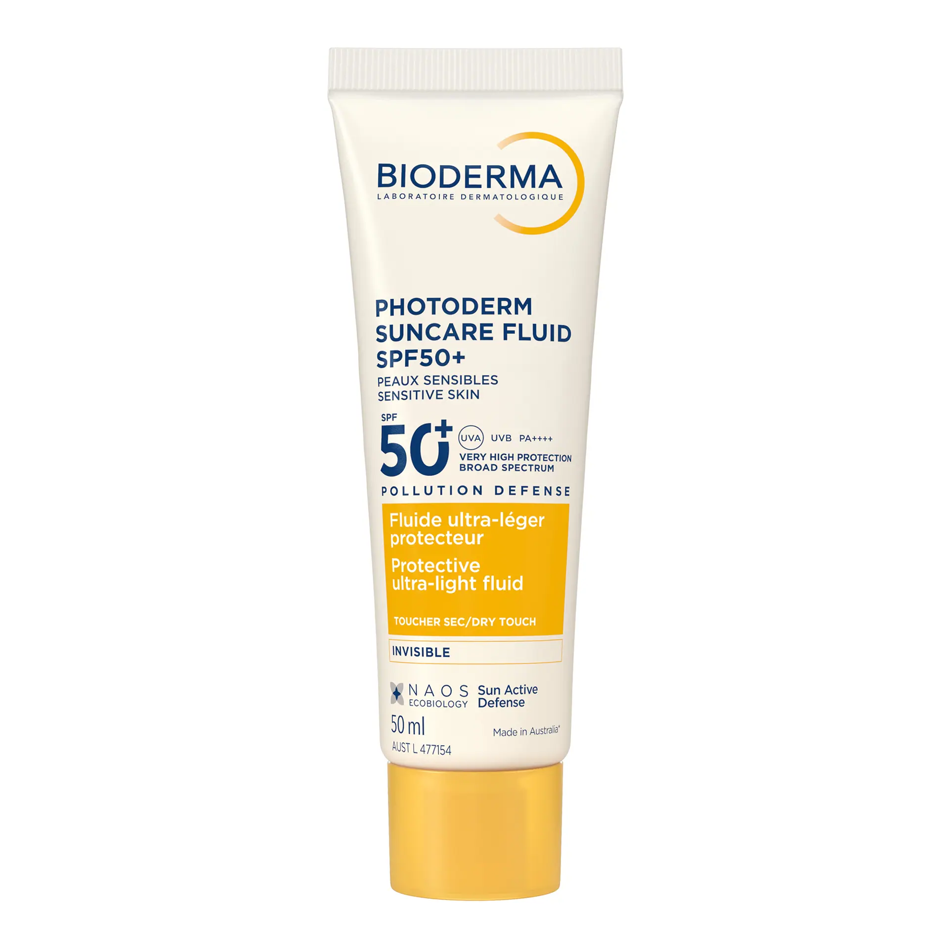 BIODERMA Photoderm Suncare Fluid SPF50+ Dry-touch Face Sunscreen - 50ml