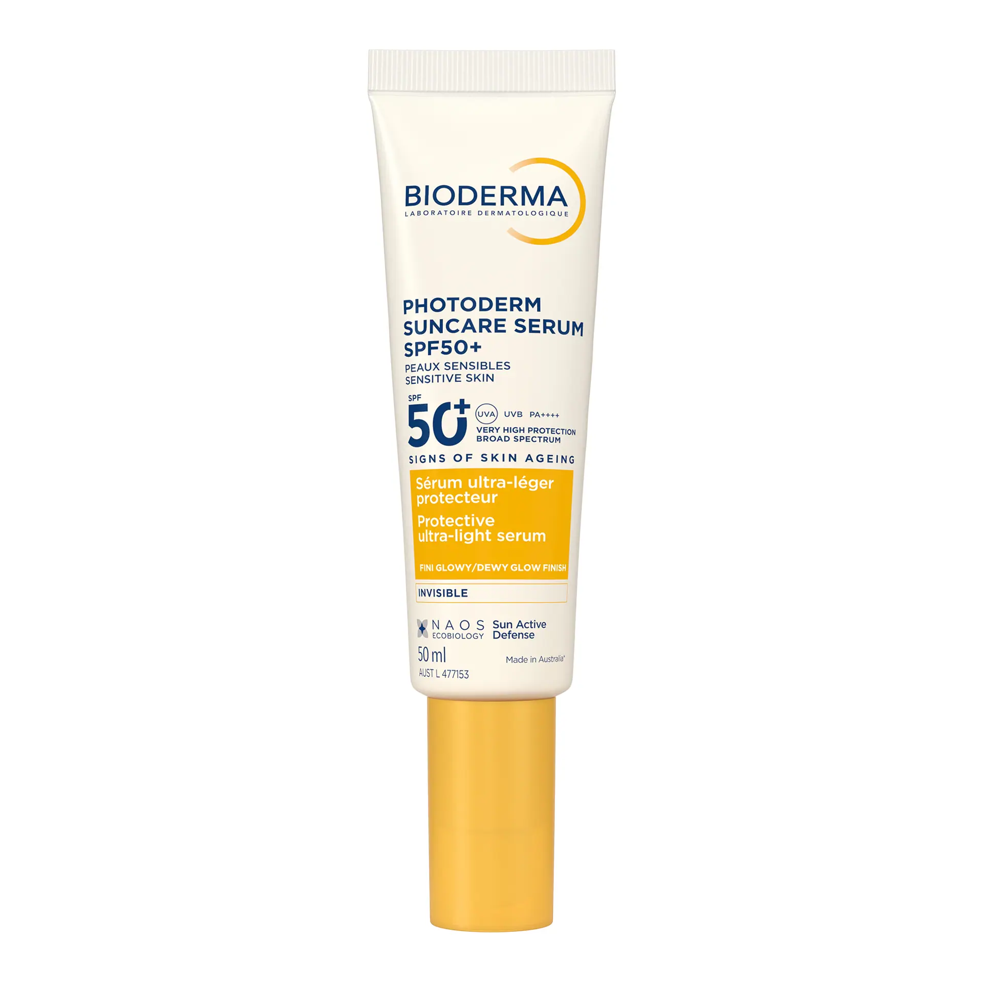 BIODERMA Photoderm Suncare Serum SPF50+ Dewy Glow Face Sunscreen - 50ml
