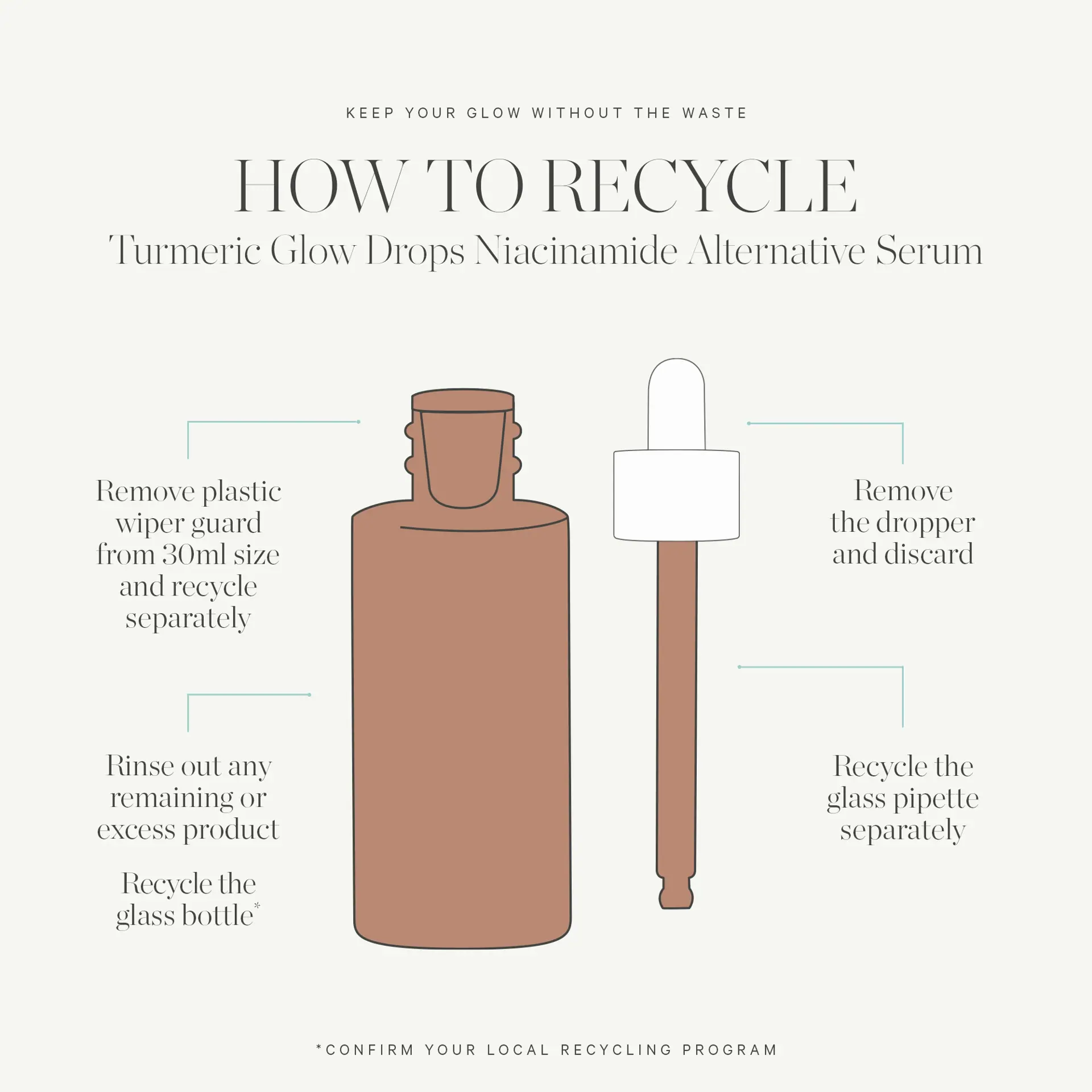 Kora Organics Turmeric Glow Drops Niacinamide Alternative Serum 10mL