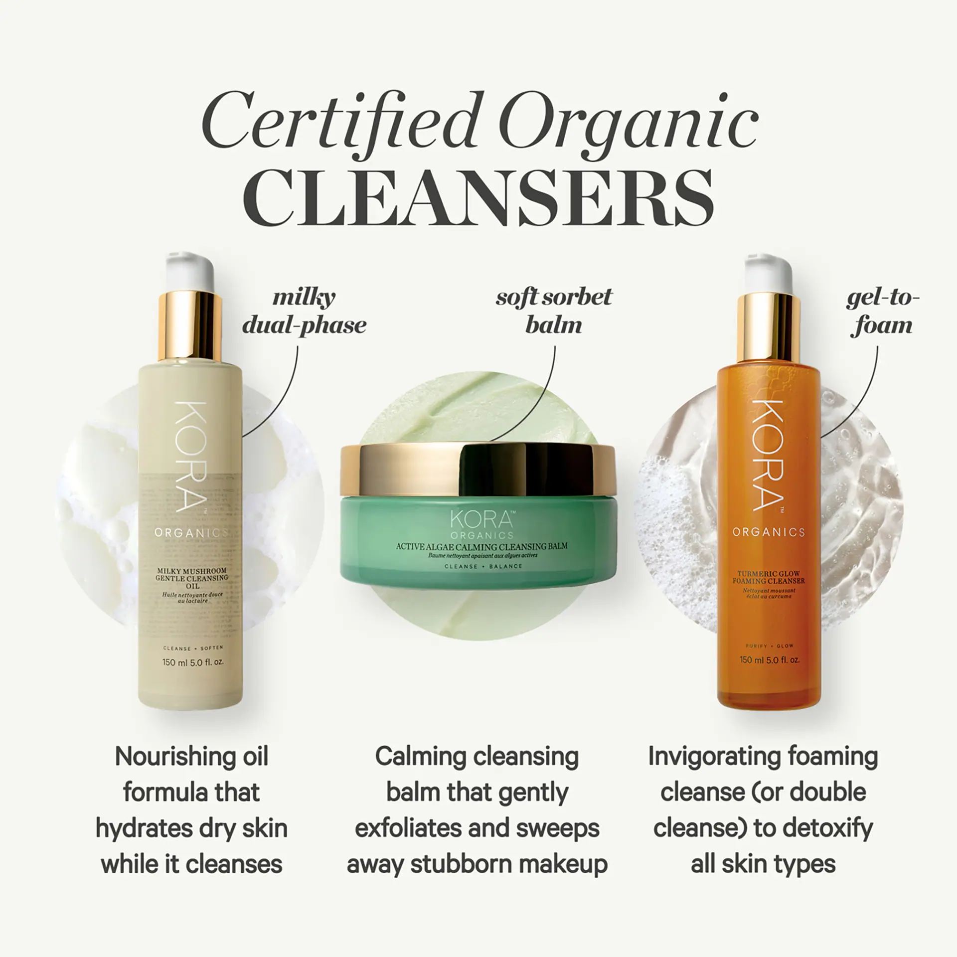 KORA Organics Milky Mushroom Gentle Cleansing Oil