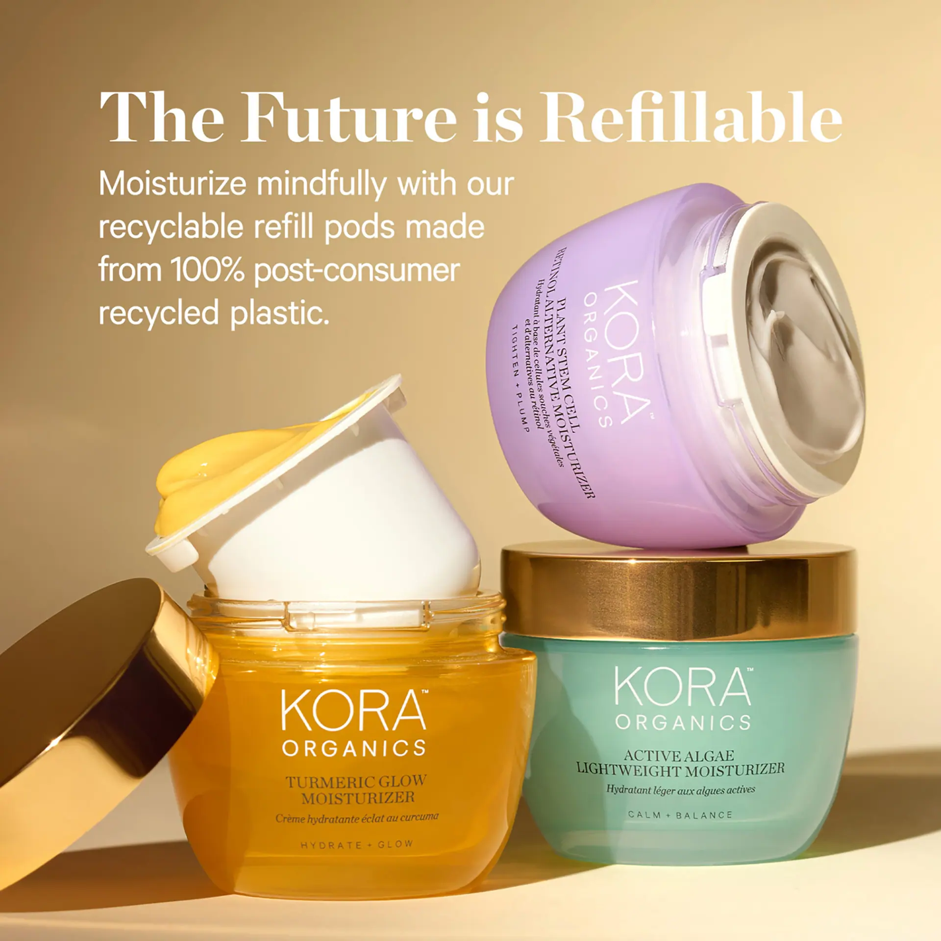 KORA Organics Active Algae Lightweight Moisturiser - 50mL REFILL