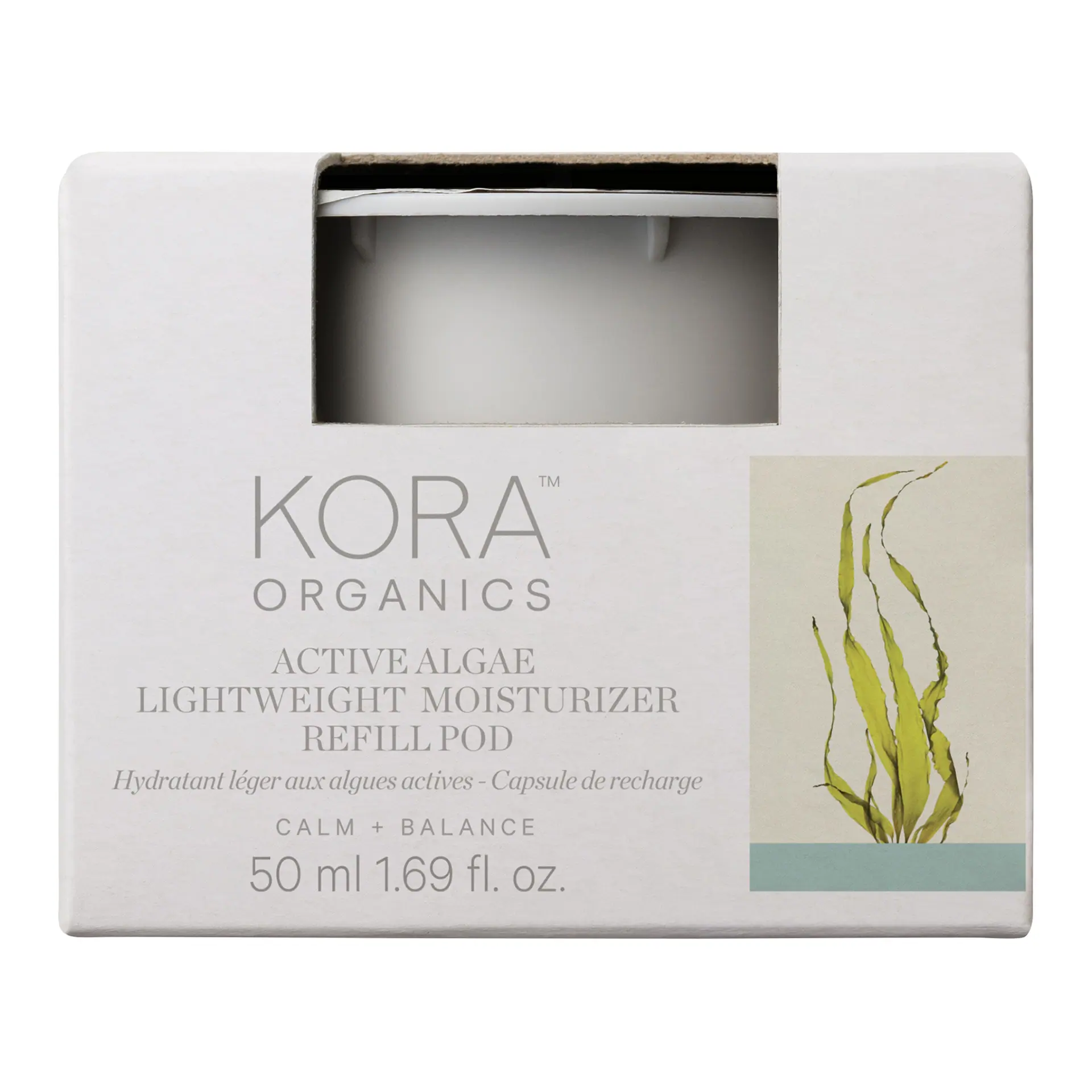 KORA Organics Active Algae Lightweight Moisturiser - 50mL REFILL