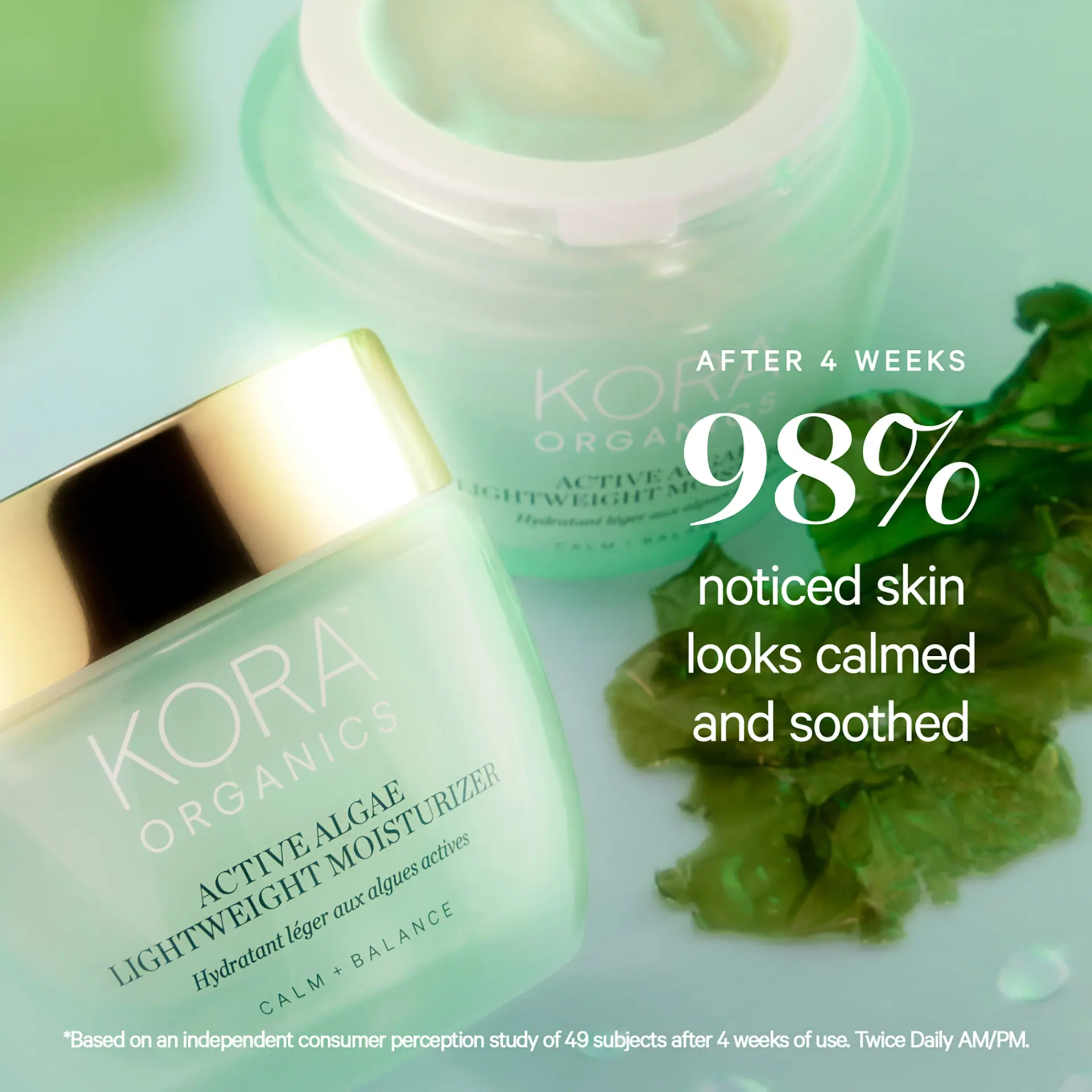 KORA Organics Active Algae Lightweight Moisturiser - 50mL REFILL