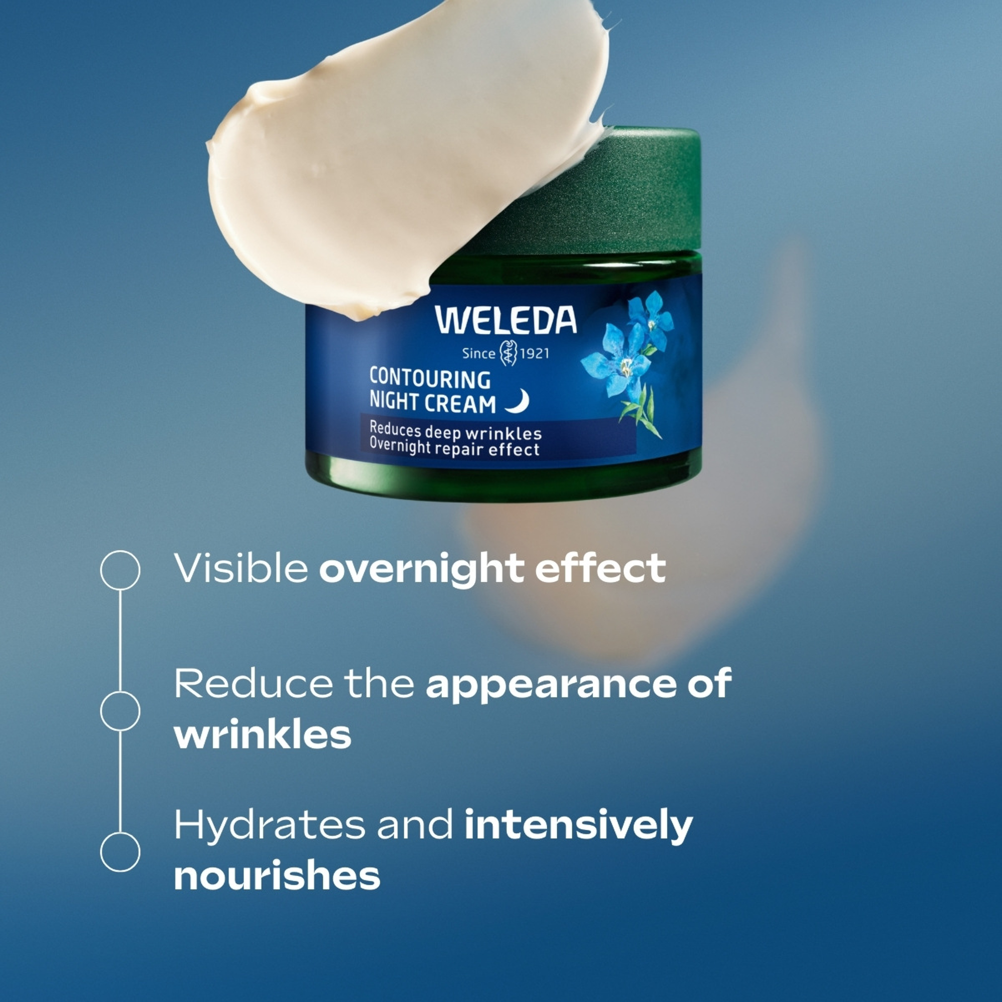 Weleda Contouring Night Cream - Blue Gentian & Edelweiss 40ml