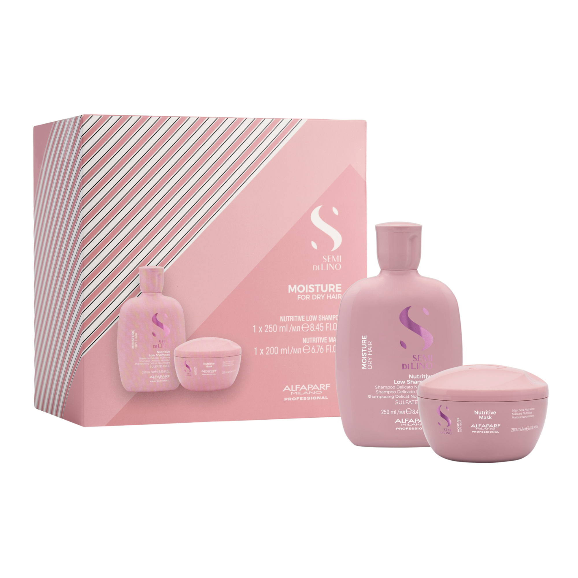 Alfaparf Milano Semi di Lino Moisture Duo Kit