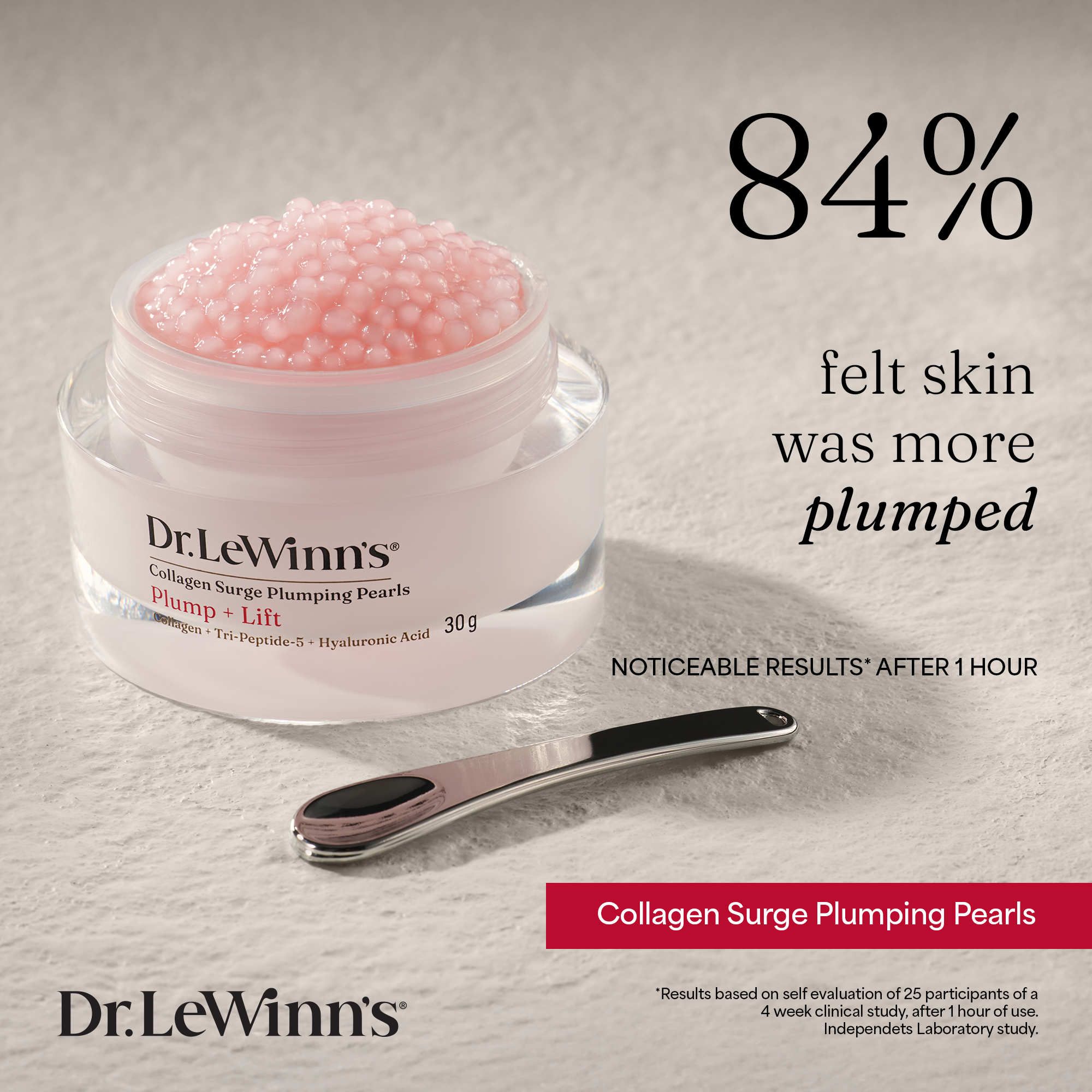 Dr Lewinn's Plump + Lift Collagen Surge Plumping Pearls 30g