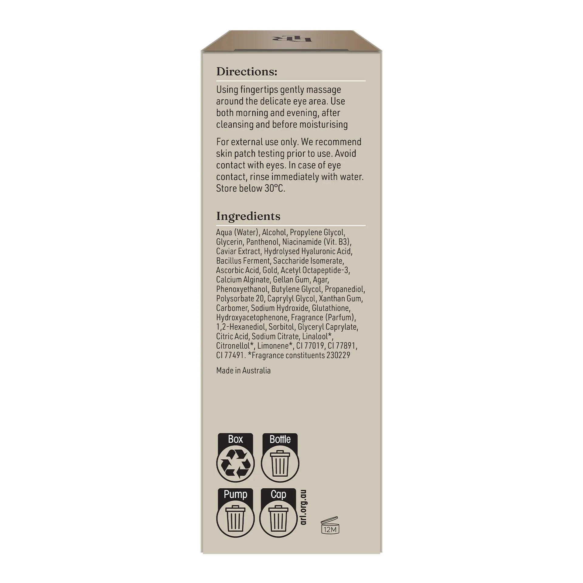 Dr Lewinn's Line Smoothing Complex Intensive Action Caviar Eye Serum 15ML