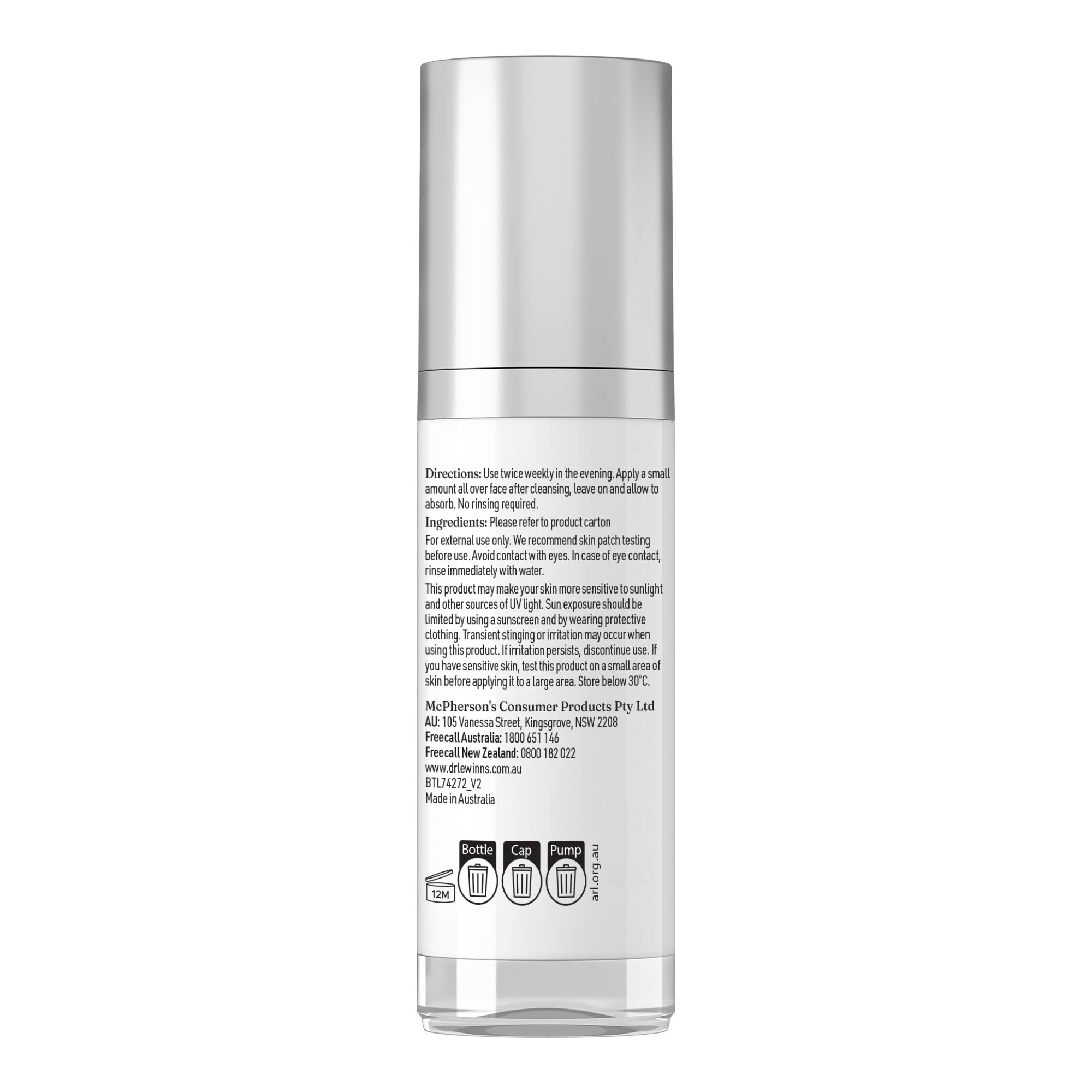 Dr Lewinn's Reversaderm Corrective Skin Peel 30ML