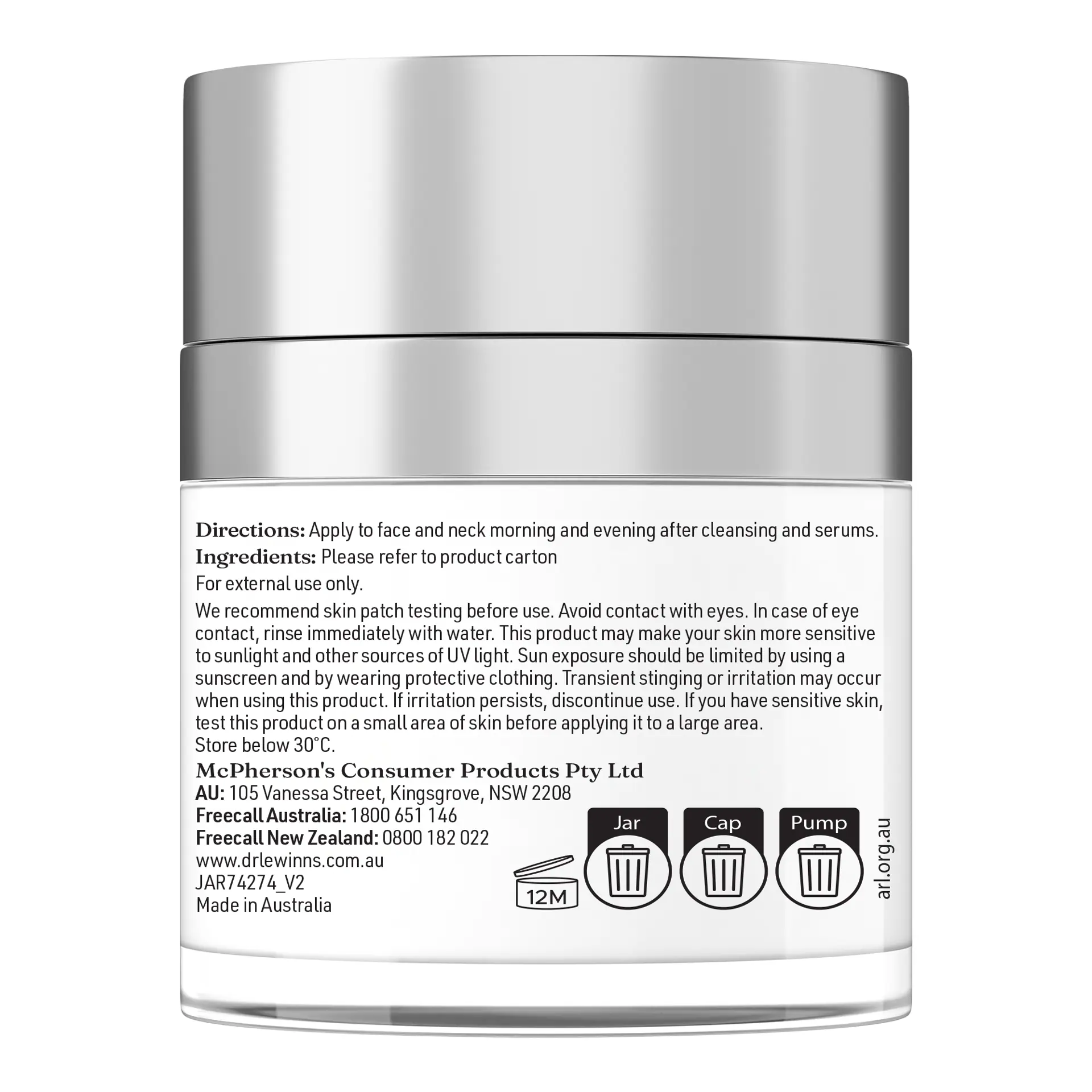 Dr Lewinn's Reversaderm Cellular Regeneration Cream 30ML