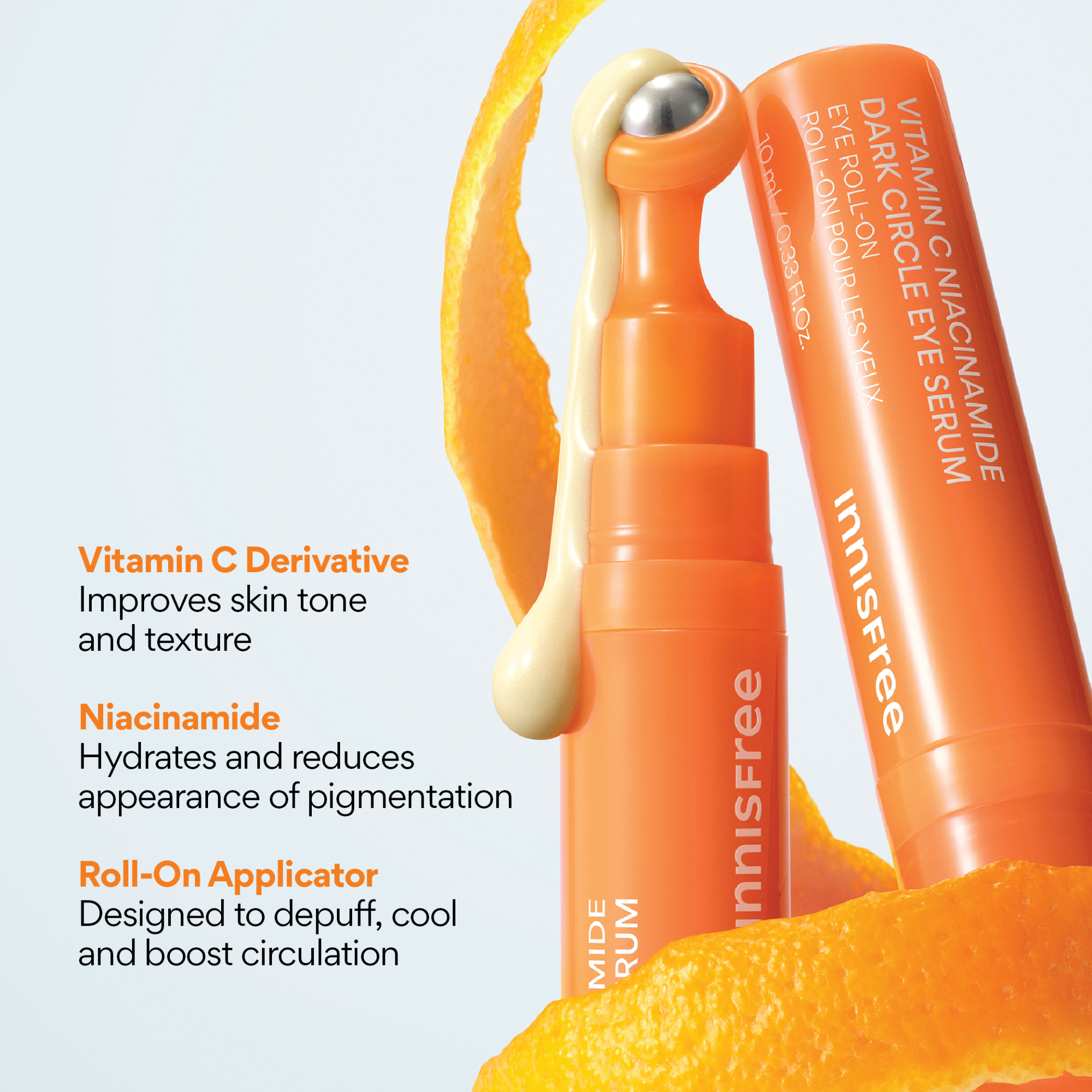 INNISFREE Vitamin C Niacinamide Dark Circle Eye Serum